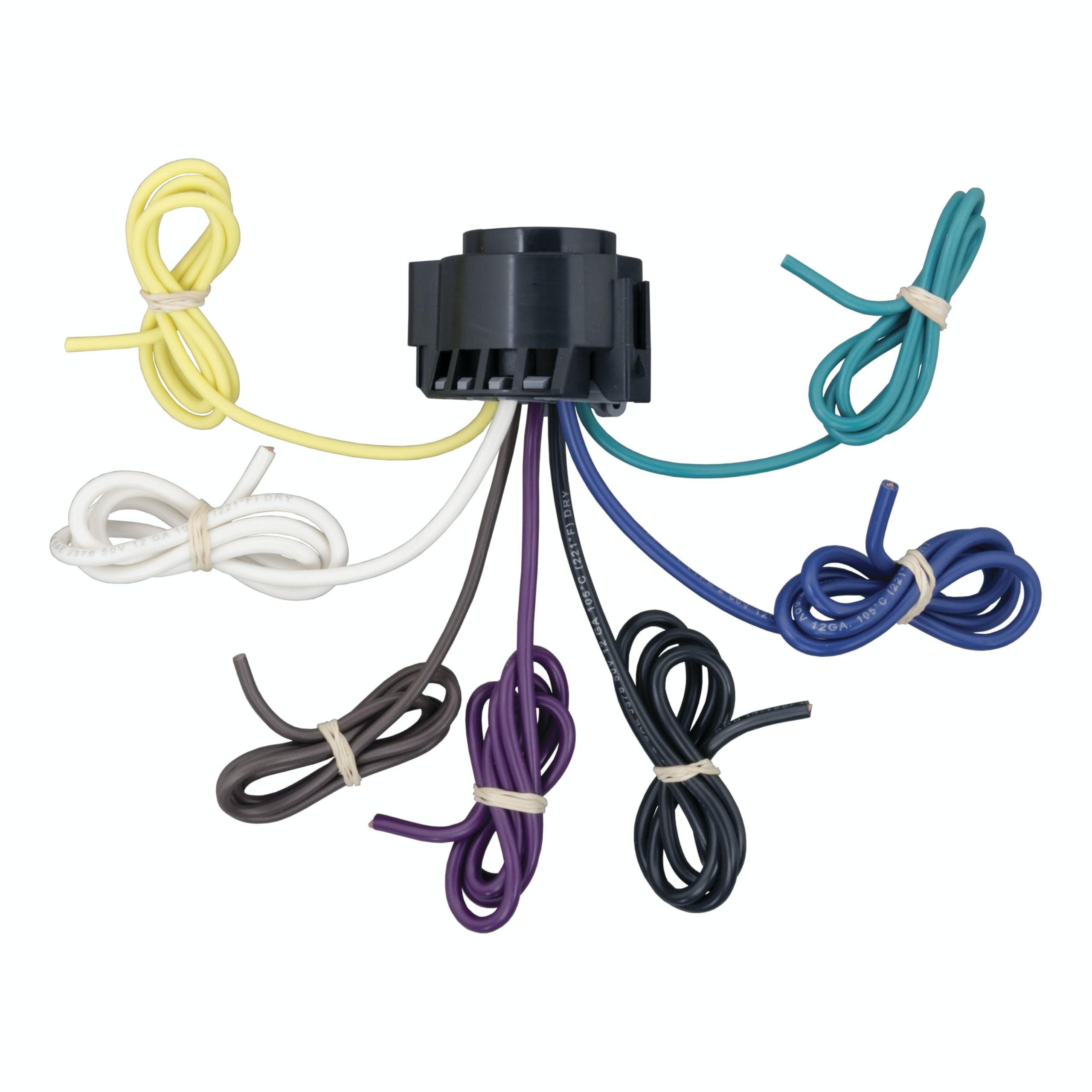 CURT 56229 Replacement USCAR Connector Wiring Harness, 24-Inch Wires, 7 Pin Trailer Wiring - Image 6