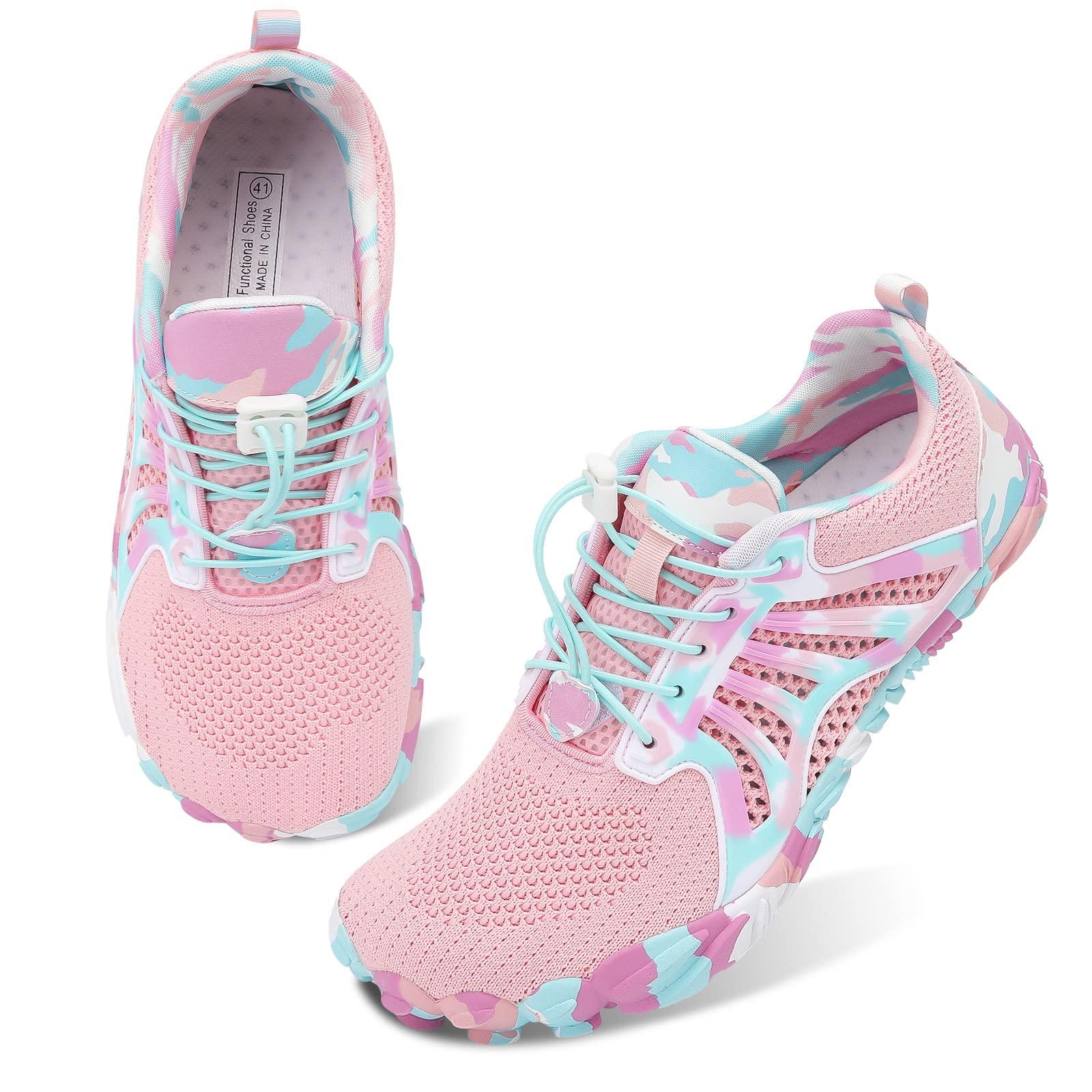 Scurtain Unisex Mens Womens Athletic Hiking Water Shoes Quick Dry Barefoot Aqua Shoes Swim Shoes Beach Shoes with Drainage - Image 2