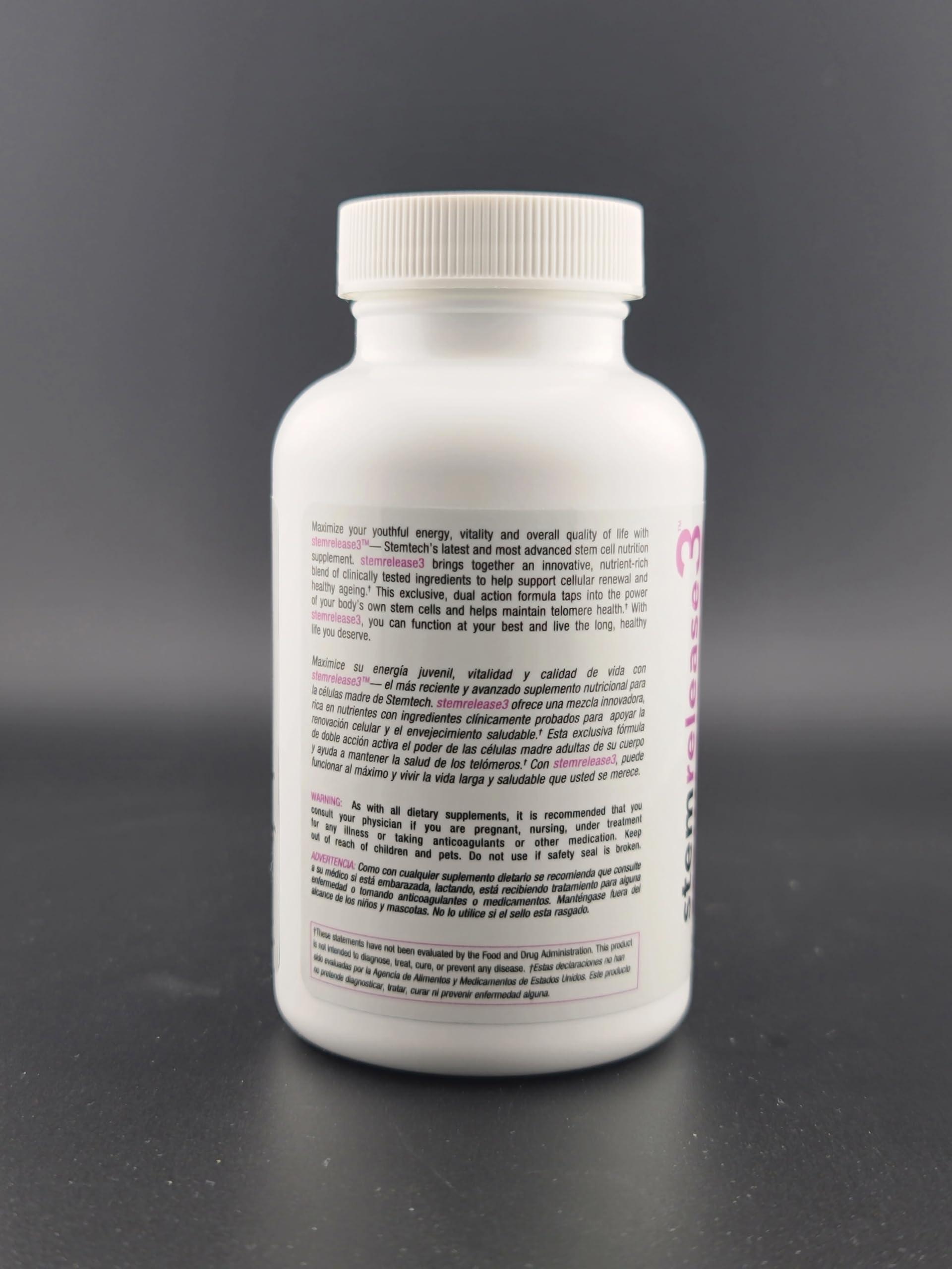 Quadruple Wellness Boost: stemrelease3™ 4-Pack - Unlock Your Body's Potential for Natural Renewal and Youthful Vitality, Exclusive Blend for Telomere Health - Image 3