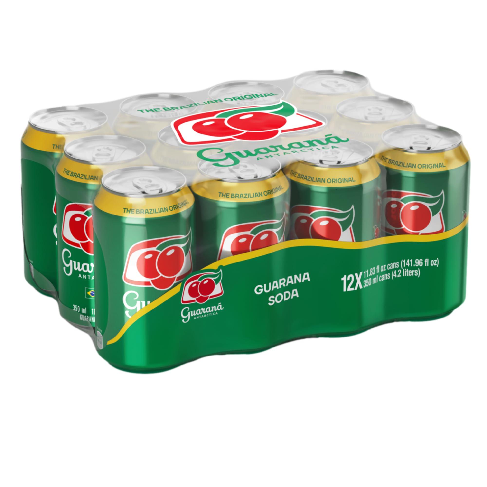 Guarana Antarctica, The Brazilian Original Guarana Soda, Regular, 11.83 fl oz (Pack of 12) - Image 3