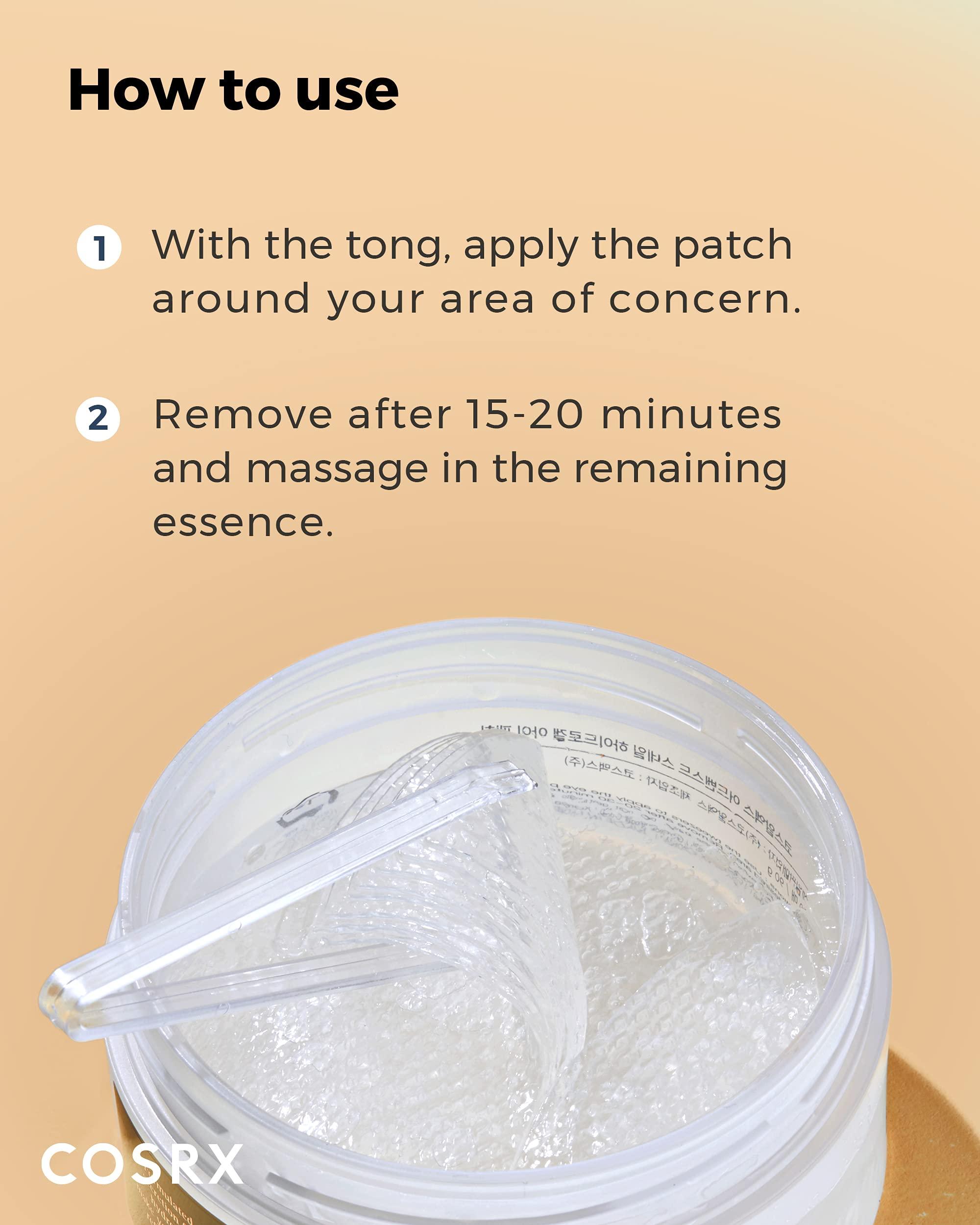 COSRX Advanced Snail Hydrogel Eye Patch (60pc), Gel Serum Mask, Puffy Undereye Treament, Fine Lines, Refresh, Hydrate| Paraben free, Korean Skin Care - Image 7