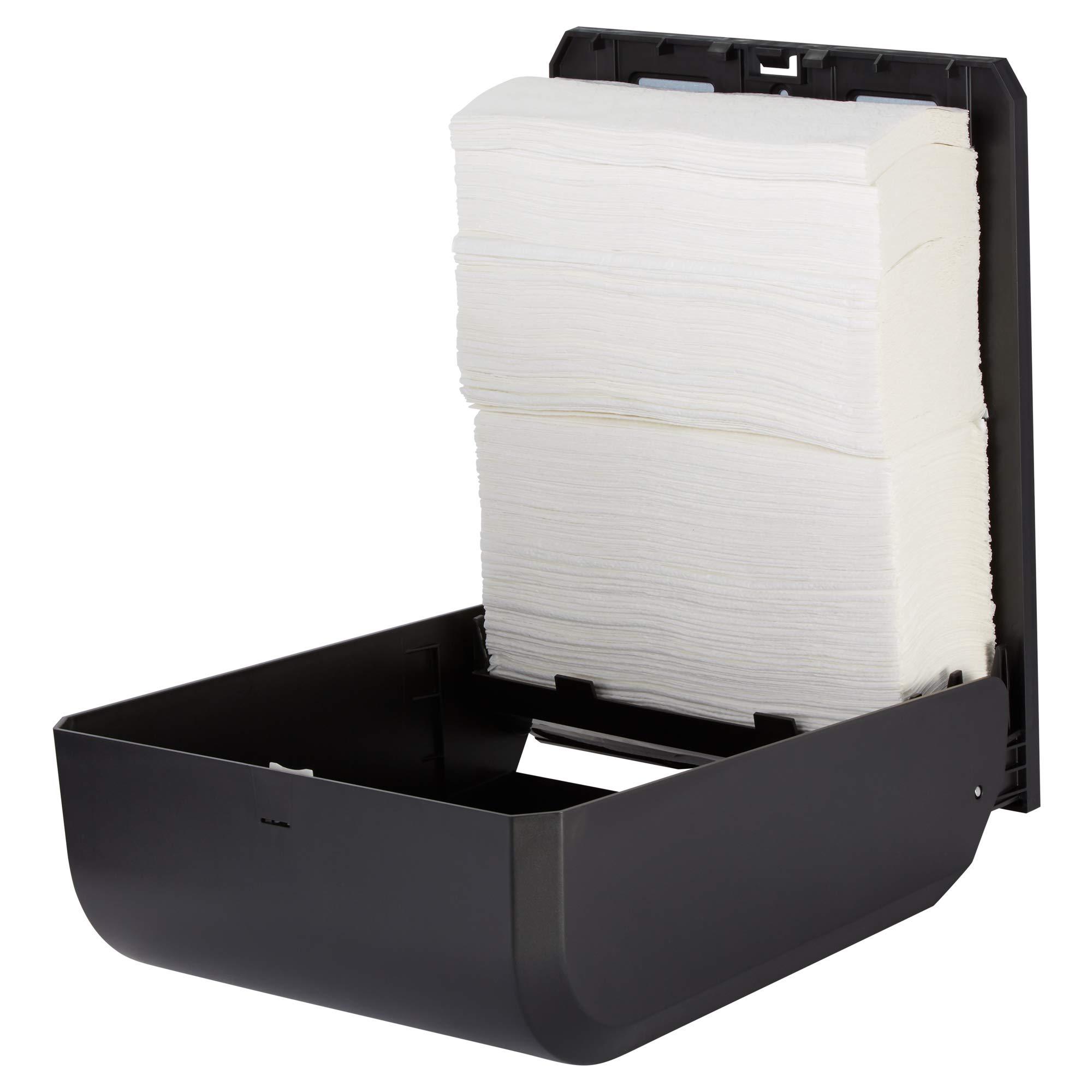 Georgia-Pacific Combi-Fold Paper Towel Dispenser, Black - Image 4