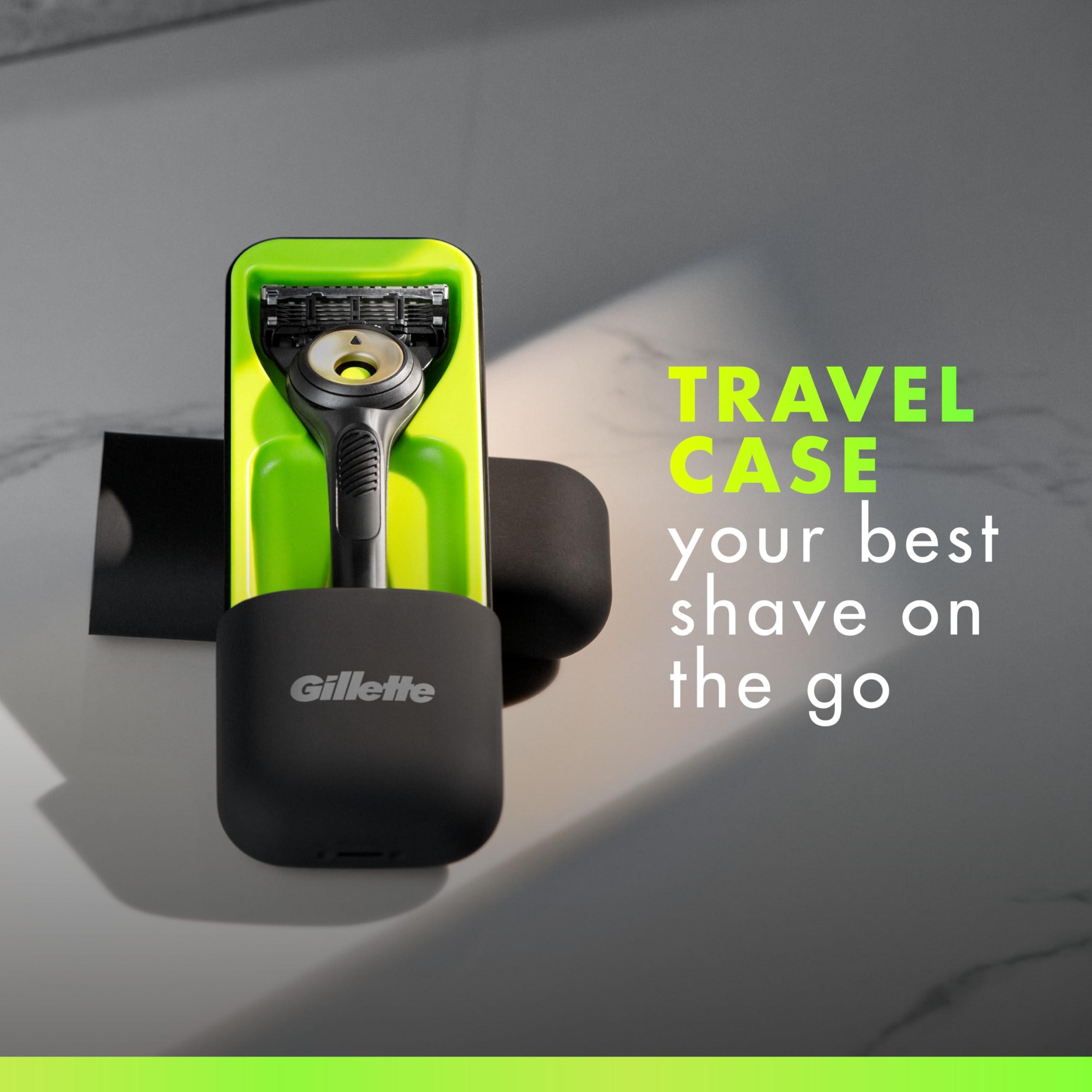GilletteLabs With Exfoliating Bar Shaving Razor For Men, 1 Handle, 3 Blade Refills, Includes Travel Case for Convenient Storage On The Go - Image 4