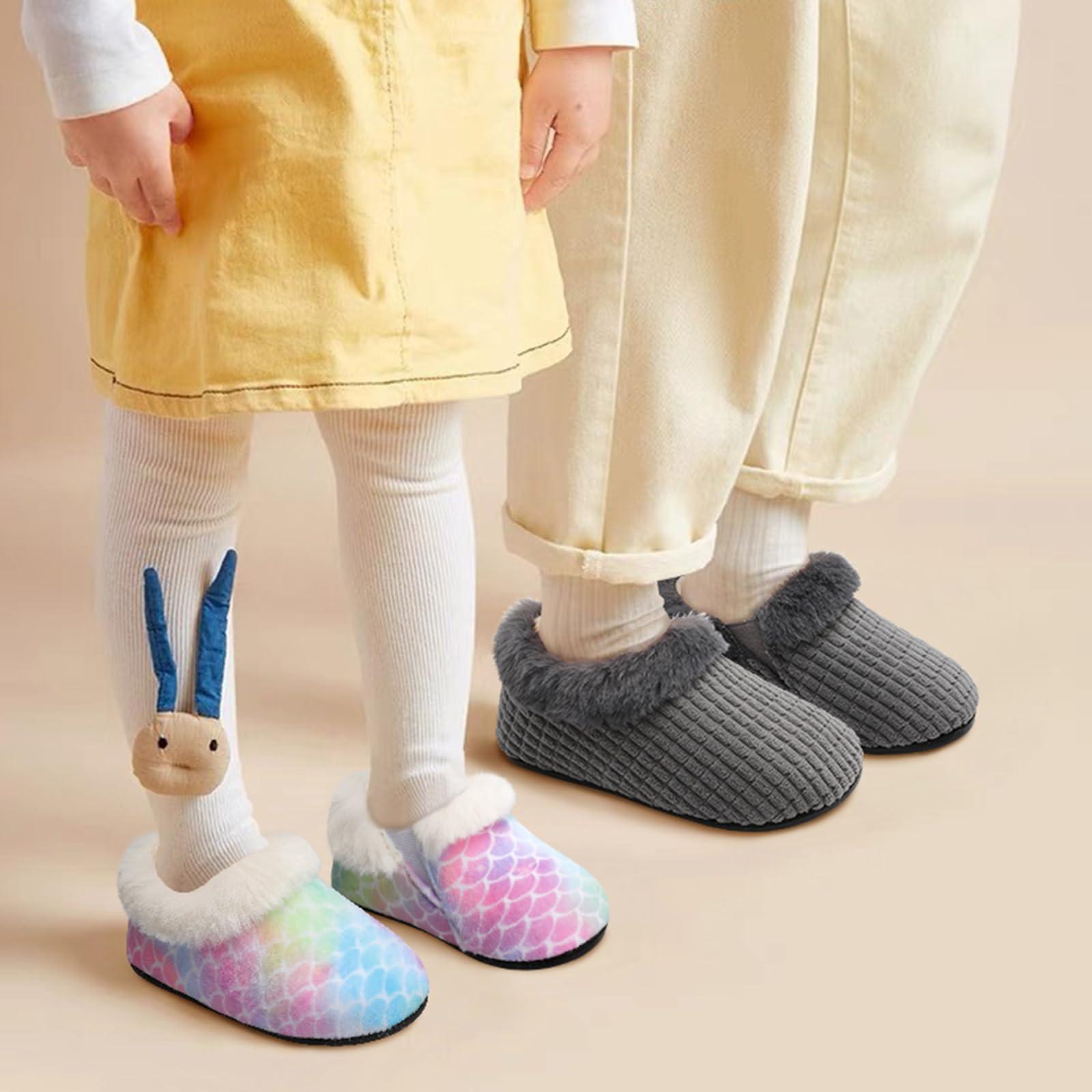 Centipede Demon Toddler Slippers for Boys Girls Slip on Kids Baby Toddlers House Shoes Lightweight Barefoot Furry Sock Shoes Indoor Outdoor Warm Walking Shoe - Image 5