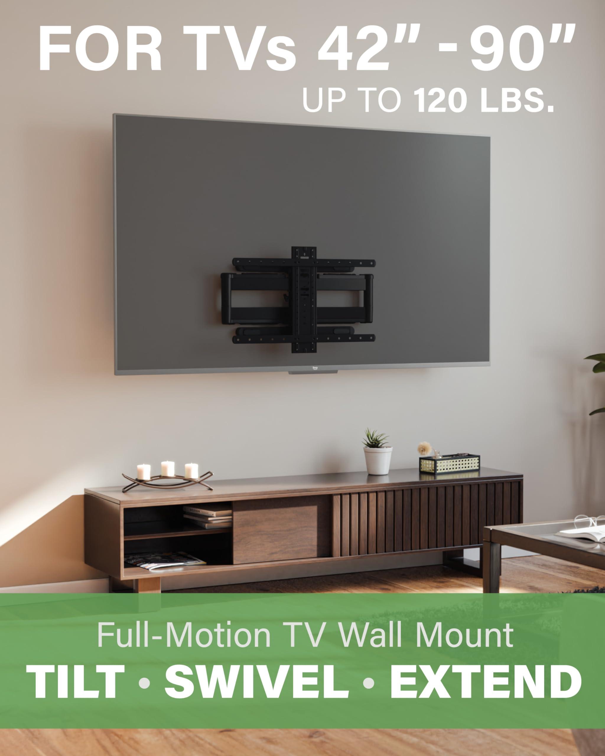 All-New, Made for Amazon Universal Large Full-Motion TV Wall Mount for Amazon Fire TV Smart TVs 42” to 90” - Image 2
