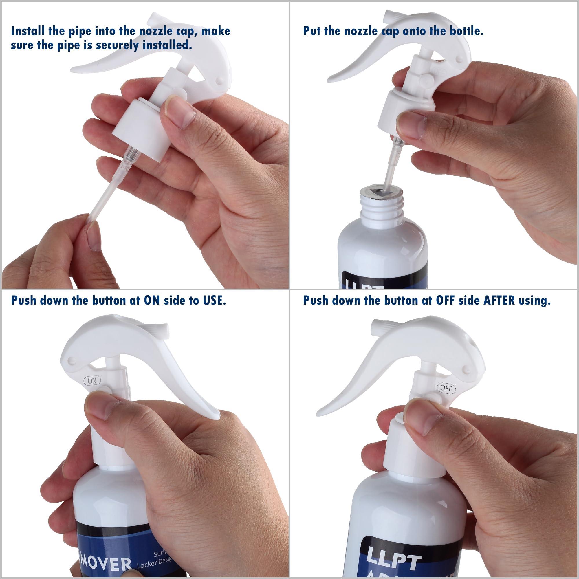 LLPT Adhesive Remover 8.8 fl oz with Plastic Scrapper Surface Safe Removes Labels Stickers Decals Adhesive Tape Residue Tar Grease Chewing Gum (49503-1) - Image 2