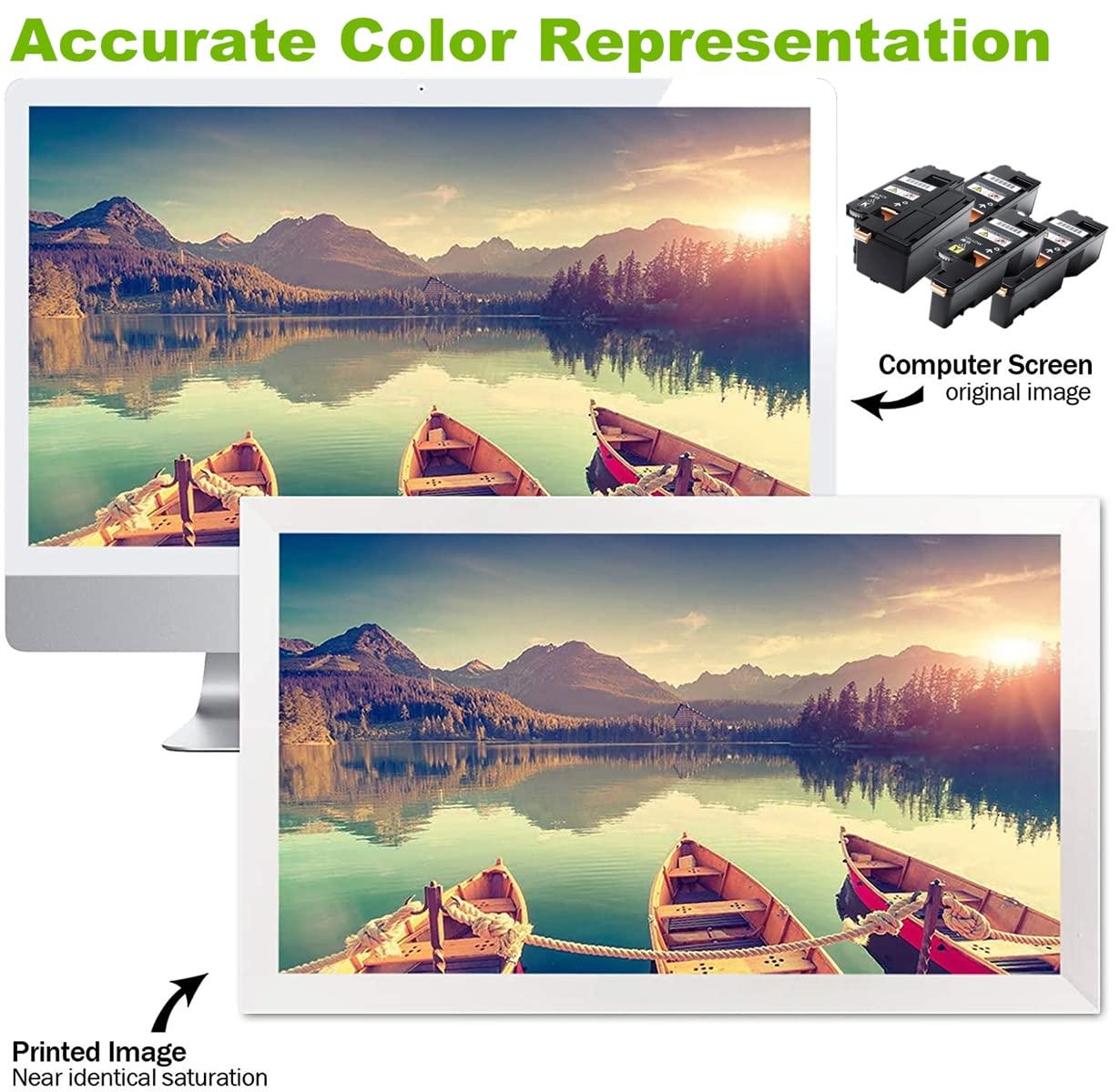 Offstar Compatible for Xerox 6000 6010 6015 Toner Replacement for Xerox Phaser 6000 6010 WorkCentre 6015 Toner Cartridge 106R01630 106R01627 106R01628 106R01629 (4 Pack) Black Cyan Magenta Yellow - Image 5