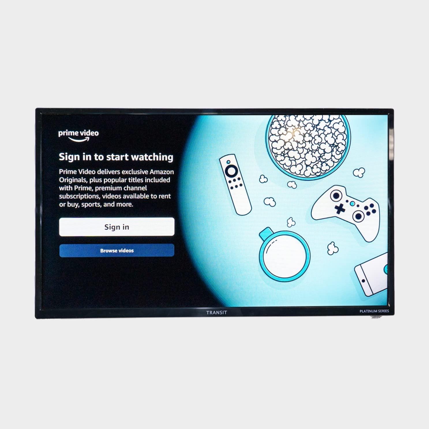 FREE SIGNAL TV Transit Platinum 12 Volt Smart TV, 32 inch TV with DVD Player, Pre-Download Apps, Bluetooth/Wifi Included, AC/DC Power with 1080P HD Resolution, HDMI/USB, Use in RVs, Campers, and Boats - Image 2