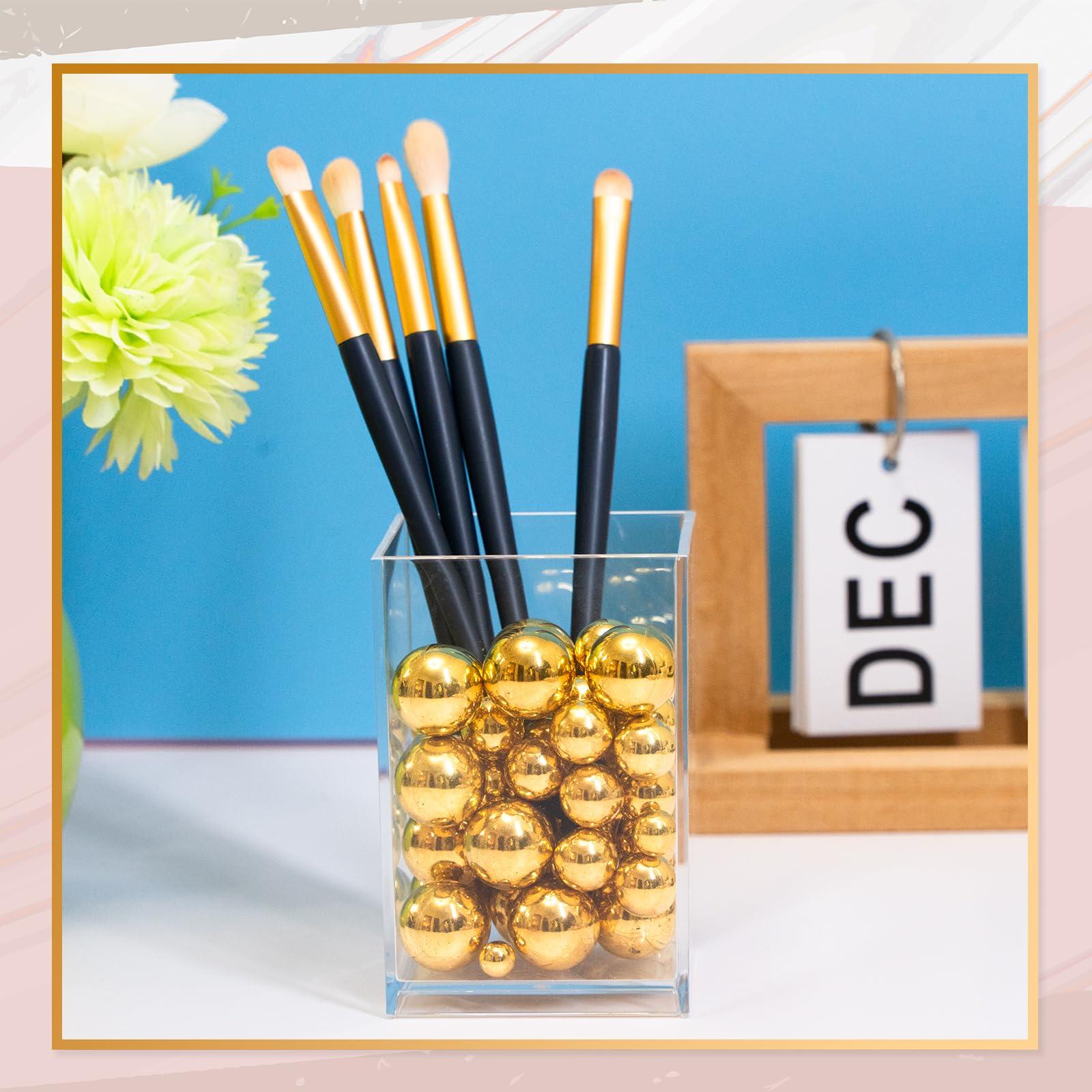 ORIKASO 300Pcs Vase Filler BrightGold No Hole Faux Pearl Beads for Vase Filling Decorations, Candle Centerpieces, Wedding Centerpieces, Home Party Decor (8/14/20mm) - Image 5