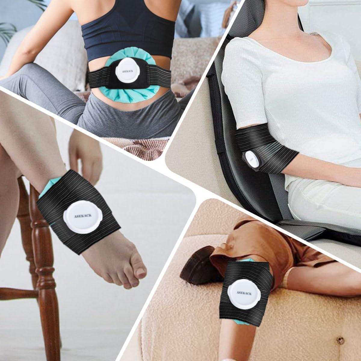 ASEKACK Ice Bags for Injuries, Thickened Ice Packs for Injuries Reusable, Hot & Cold Therapy for Pain Relief, Sports Injuries, No-Leak Cold Packs, 3 Size (6" 9" 11") (Set with Wrap) - Image 6