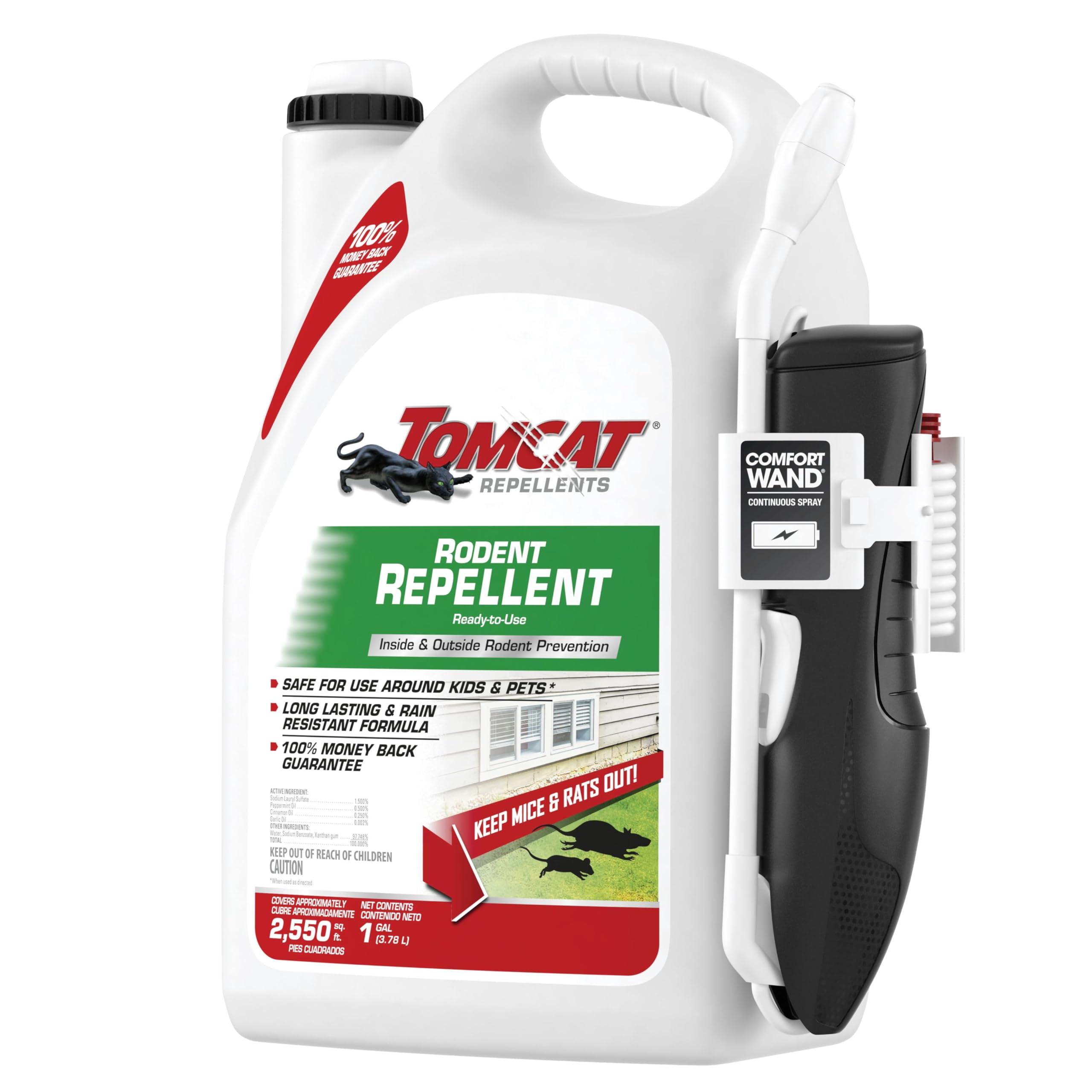 Tomcat Repellents Rodent Repellent Ready-to-Use, For Indoor and Outdoor Mouse and Rat Prevention with Peppermint, Cinnamon and Garlic Essential Oils, 1 gal. - Image 10
