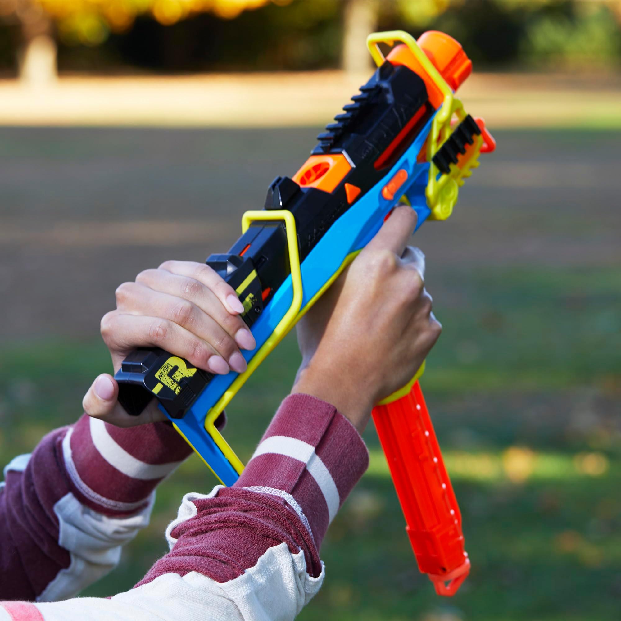 Nerf Rival Mirage XXIV-800 Blaster, 10 Nerf Rival Accu-Rounds, 2 Ways to Load, 8 Round Removable Magazine, Pump Action Priming, Gifts for Teens - Image 5