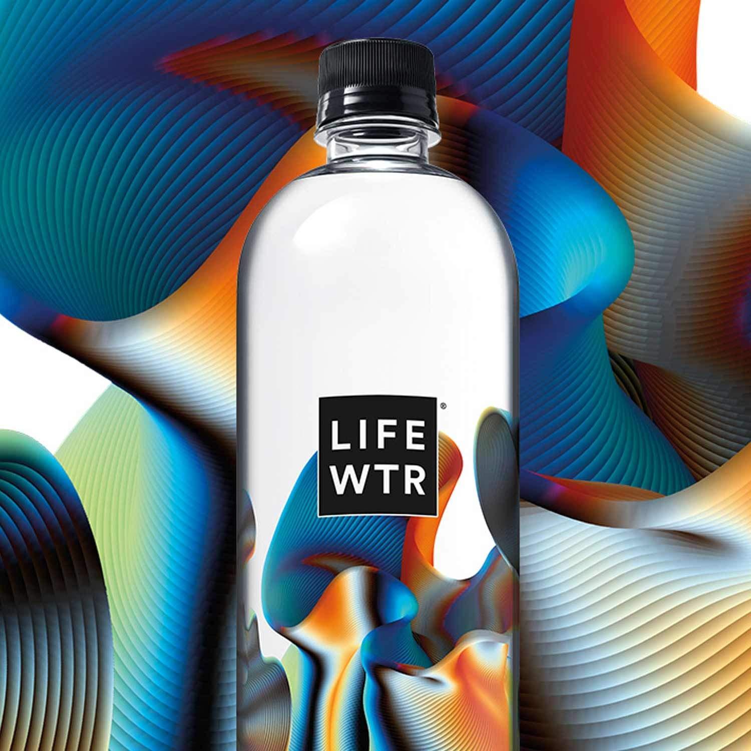 LIFEWTR Premium Purified Water pH Balanced with Electrolytes, 100% recycled plastic bottles, 16.9 Fl Oz Bottles, 500ml (Pack of 12) - Image 2