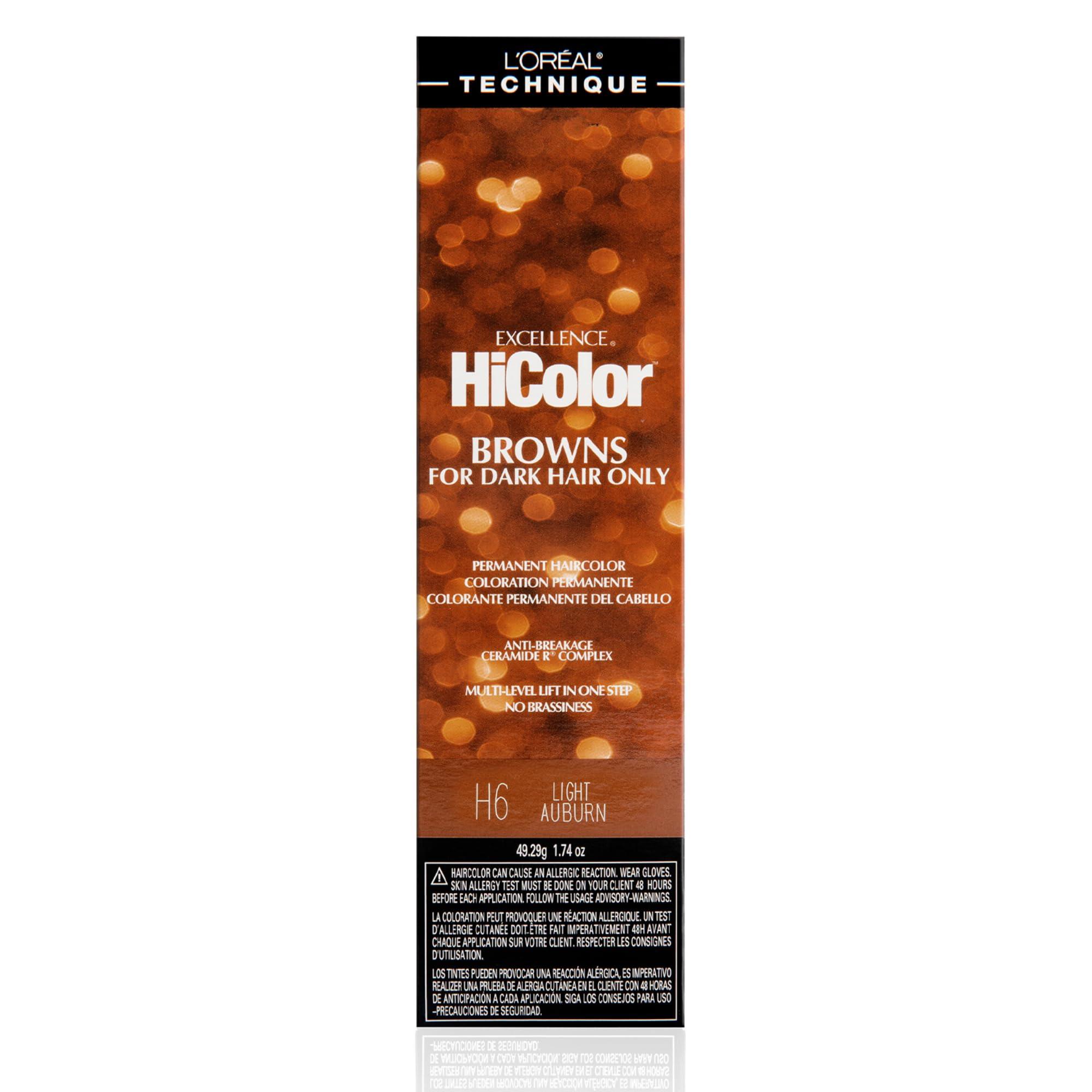 L'Oréal Technique HiColor Browns & Blondes Permanent Hair Color - Lifts Dark Hair in One Step Leaving No Brassiness, Rich and Smooth Creme Formula, Intense & Long-Lasting - Image 1