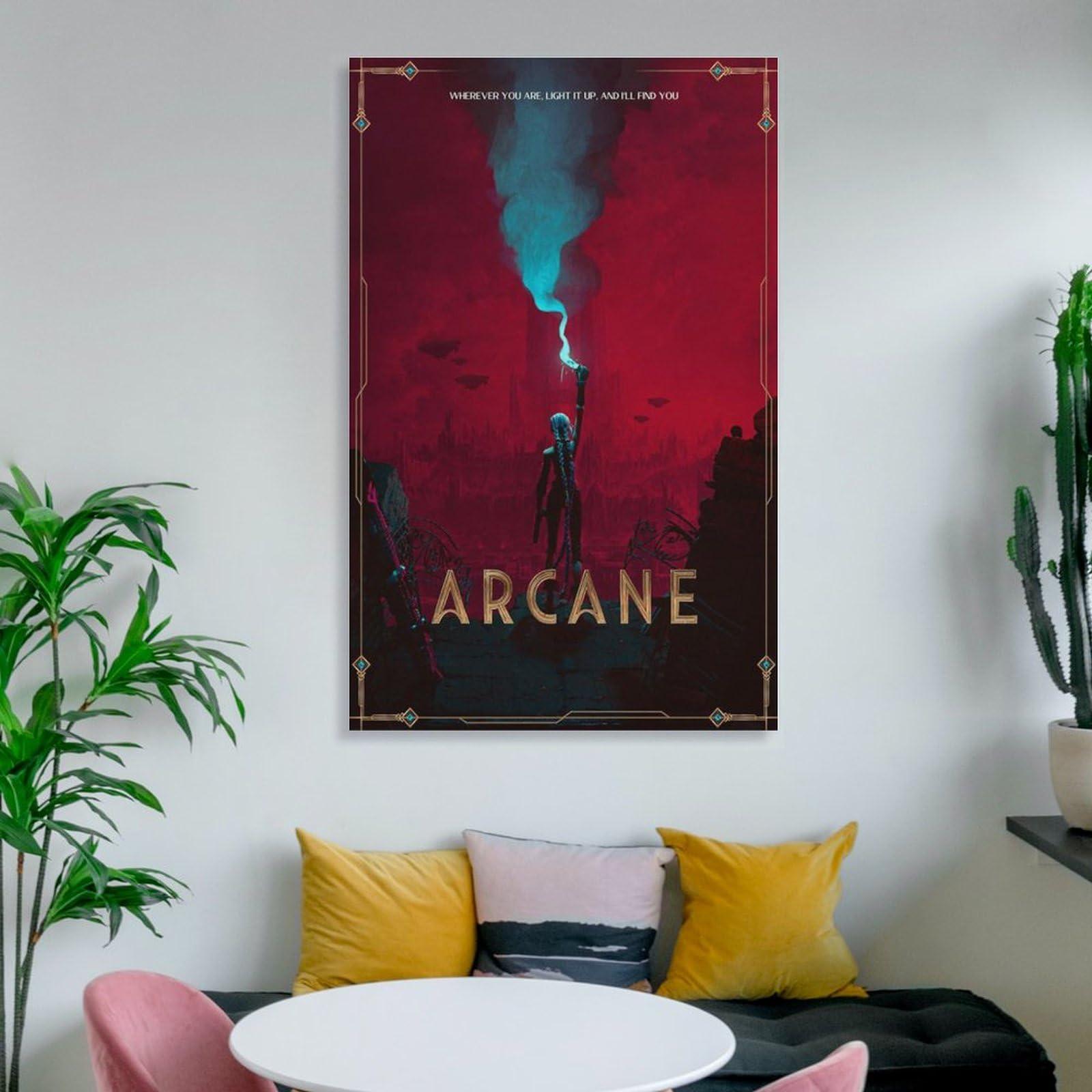 MWKGQXKL Arcane Canvas Poster Wall Art Decor Print Picture Paintings for Living Room Bedroom Decoration 12x18inch(30x45cm) - Image 6