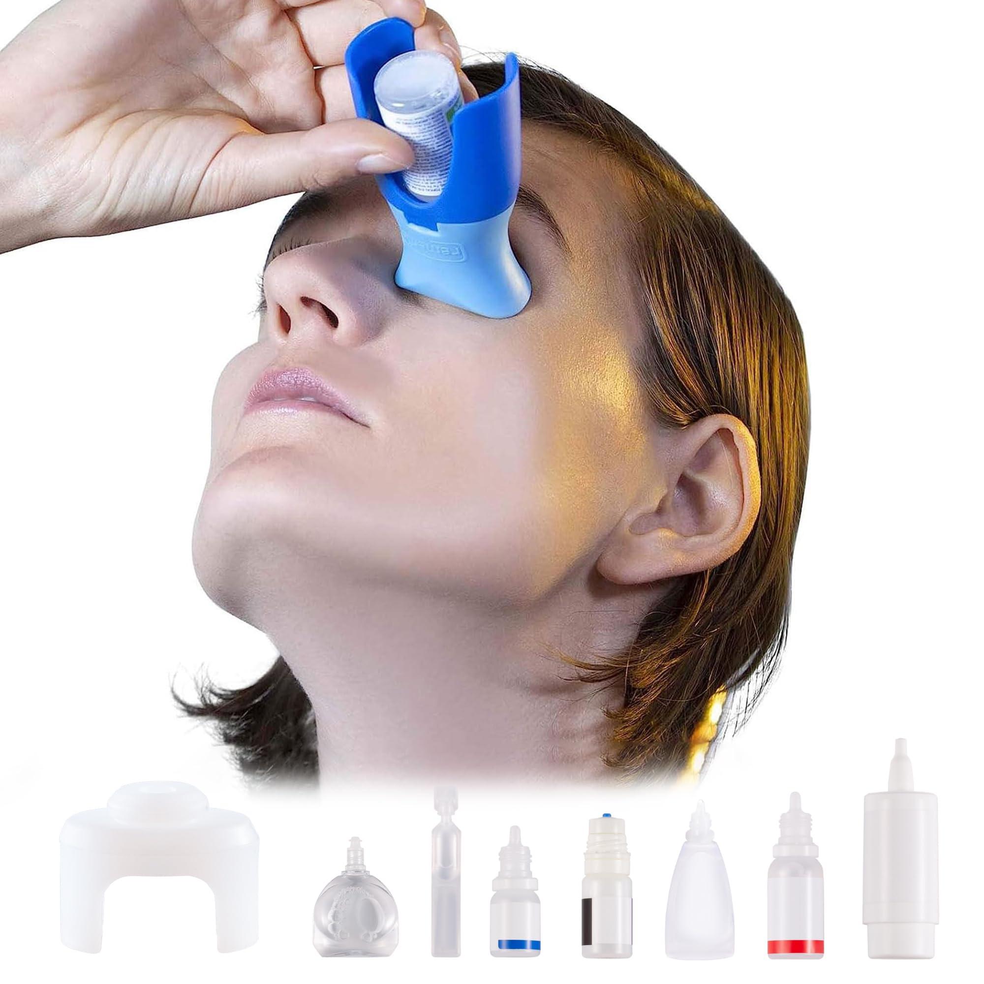 Eyedrop Bottle Dispenser with Silicone Adapter, Reusable Eye Dropper Applicator, Eye Drop Helper for Accurate Delivery ,Safe and Easy Eyecare for Seniors and Family, Fits Most Eye Drops Bottles - Image 3