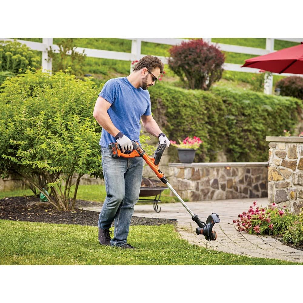 BLACK+DECKER 40V Max Cordless Sweeper & String Trimmer Combo Kit (LCC340C) - Image 2