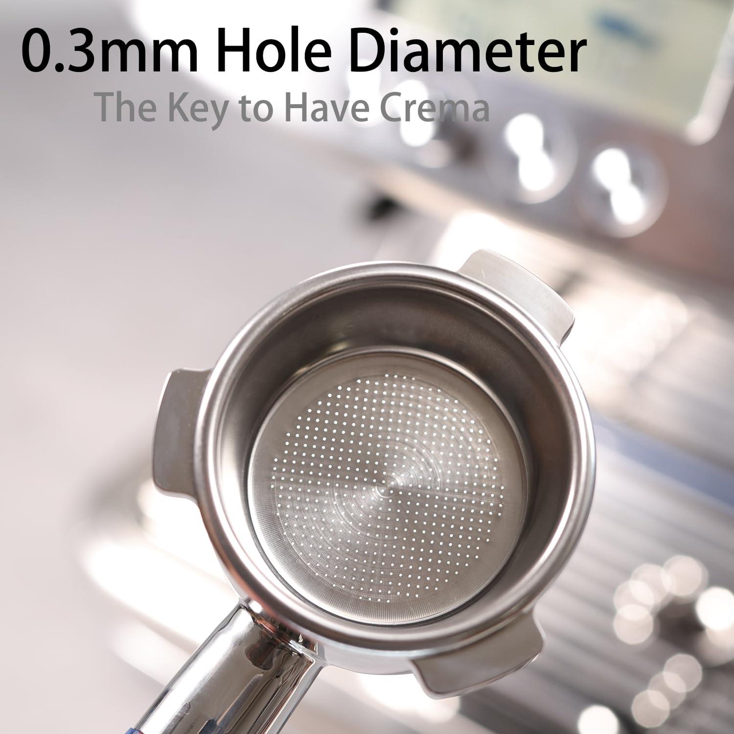 Bottomless Portafilter 54mm with Color Wood Compatible with Breville Barista Express, Pro, Touch, and Impress | Fire Phoenix Handle - Image 5