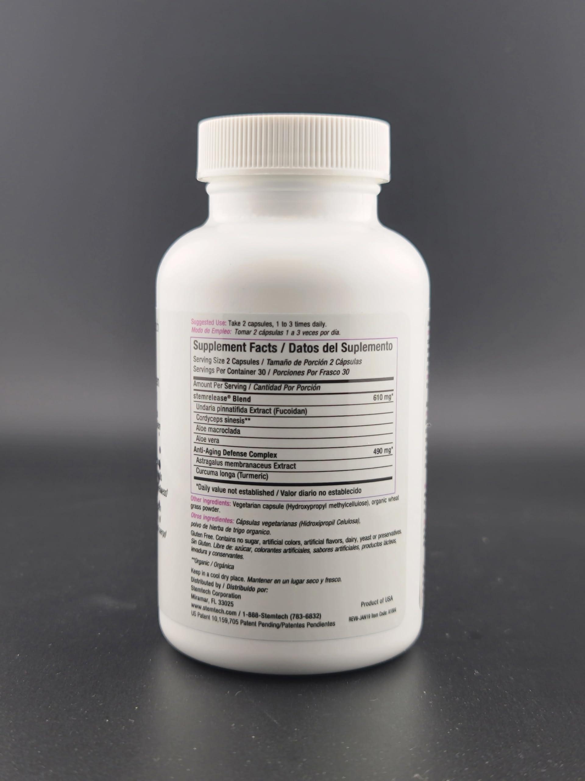 Quadruple Wellness Boost: stemrelease3™ 4-Pack - Unlock Your Body's Potential for Natural Renewal and Youthful Vitality, Exclusive Blend for Telomere Health - Image 2