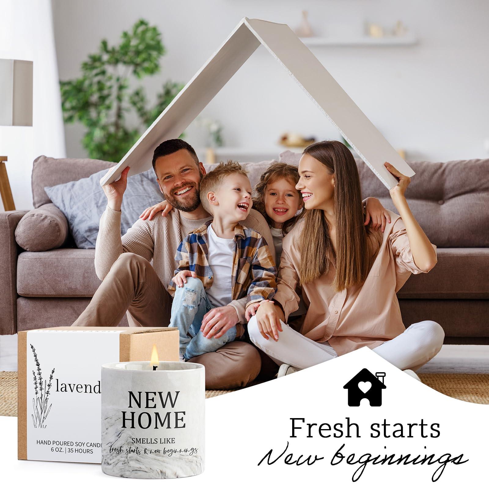 Housewarming Gifts New Home Candle for New Homeowners First Apartment Gifts New House Gift House Warming Candle for Women Men Best Friends Lavender Candles - Image 5