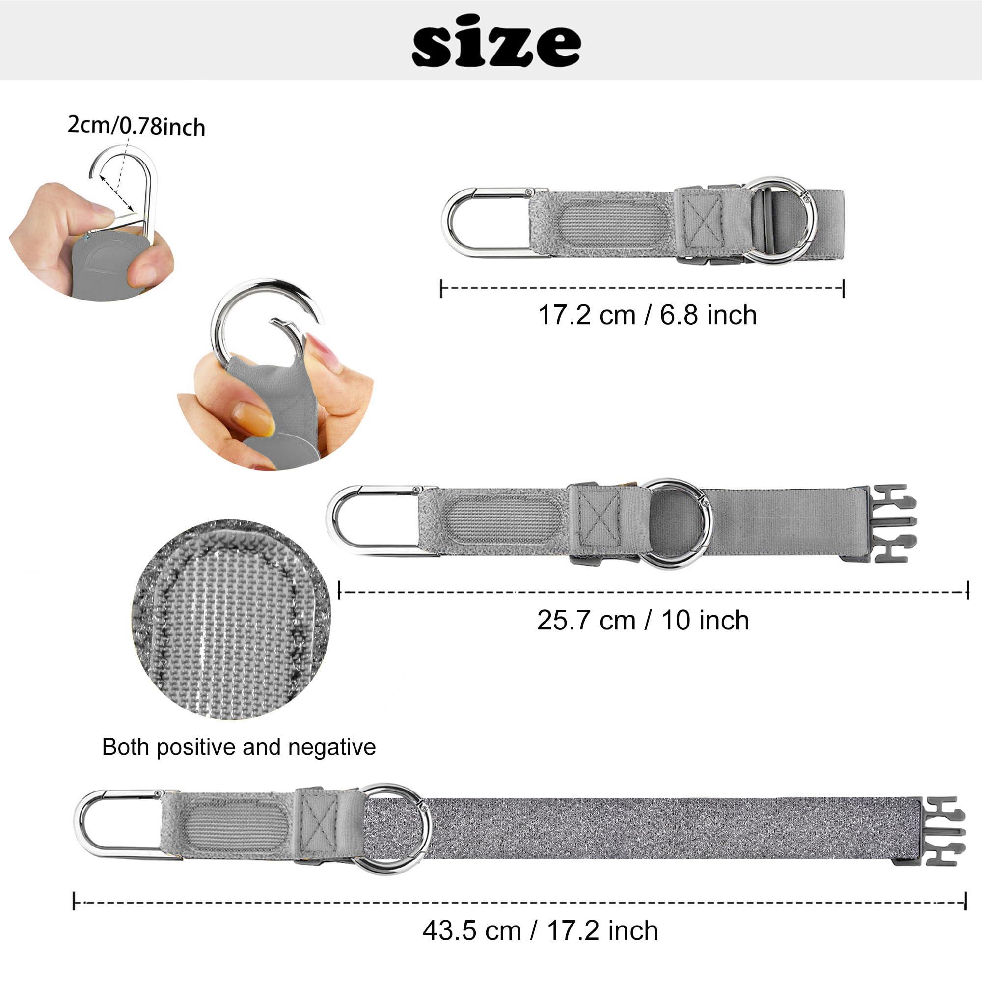 ZINZ Elastic Jacket Gripper Travel Strap with D-Ring Hooks and Buckle, Suitcase Straps Belts Travel Accessories, Makes Your Hands Free - Image 2
