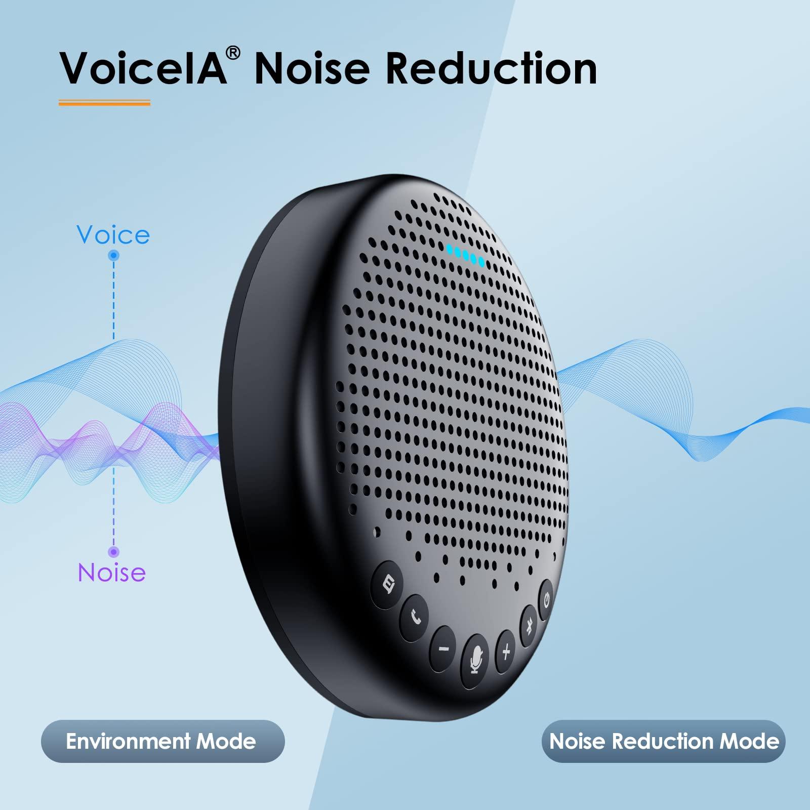 EMEET Conference Speaker and Microphone Luna 360° Voice Pickup w/Noise Reduction/Mute/Indicator USB Bluetooth Speakerphone w/Dongle for 8 People Daisy Chain for 16 Compatible with Leading Software - Image 2