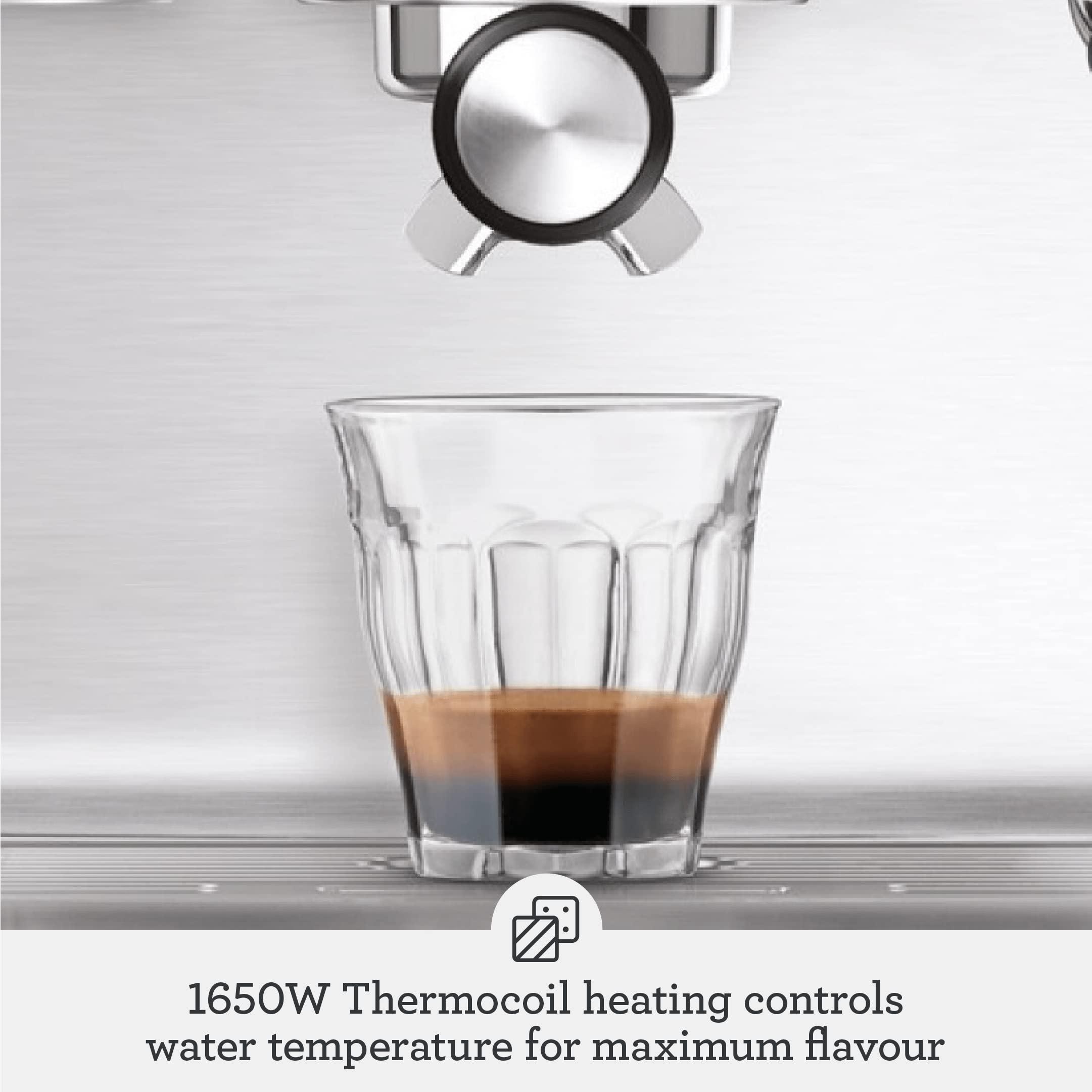 Breville Infuser Espresso Machine BES840XL, Brushed Stainless Steel - Image 5