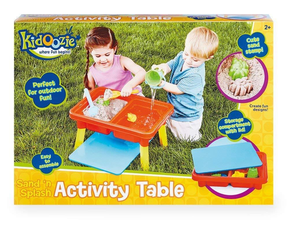 Toddler Sensory Kids Table with Lid | Sensory Bin | Kidoozie | Mega Block Compatible Lid | Indoor Outdoor Use , Red, G02521 17 x 12.5 x 11 inches - Image 5