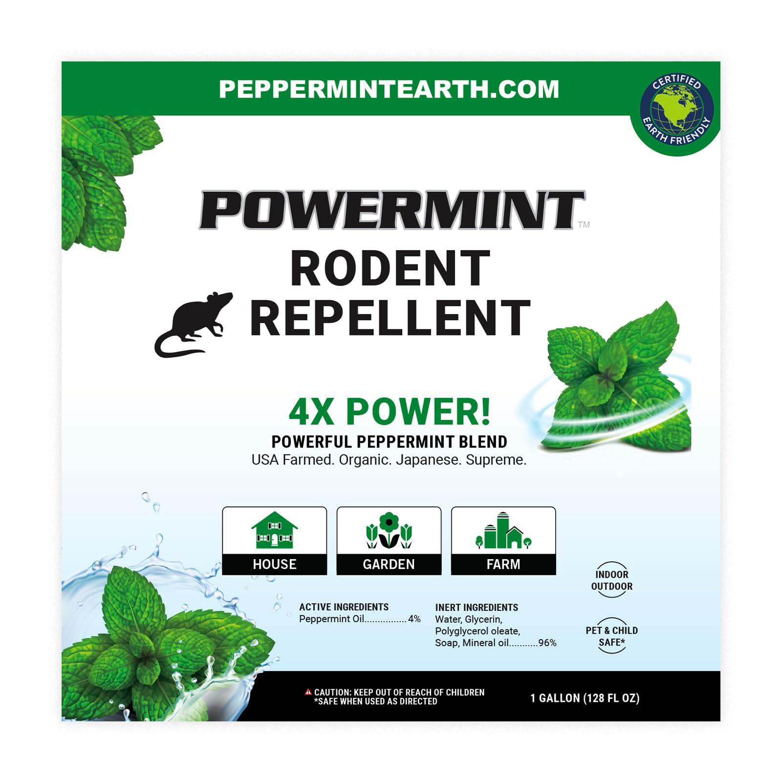 Powermint 1 Gallon Peppermint Oil Rodent Repellent Spray - Image 3