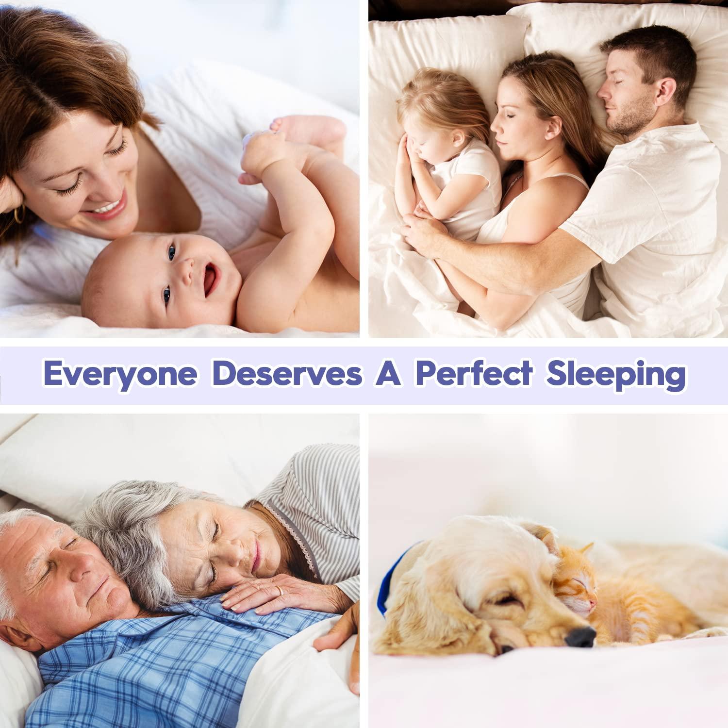 ABENE Twin XL Size Mattress Topper for College Dorm, Extra Long Mattress Pad Pillowtop, Soft Plush Mattress Cover Bed Topper with Deep Pocket, Overfilled Down Alternative Filling, White - Image 8