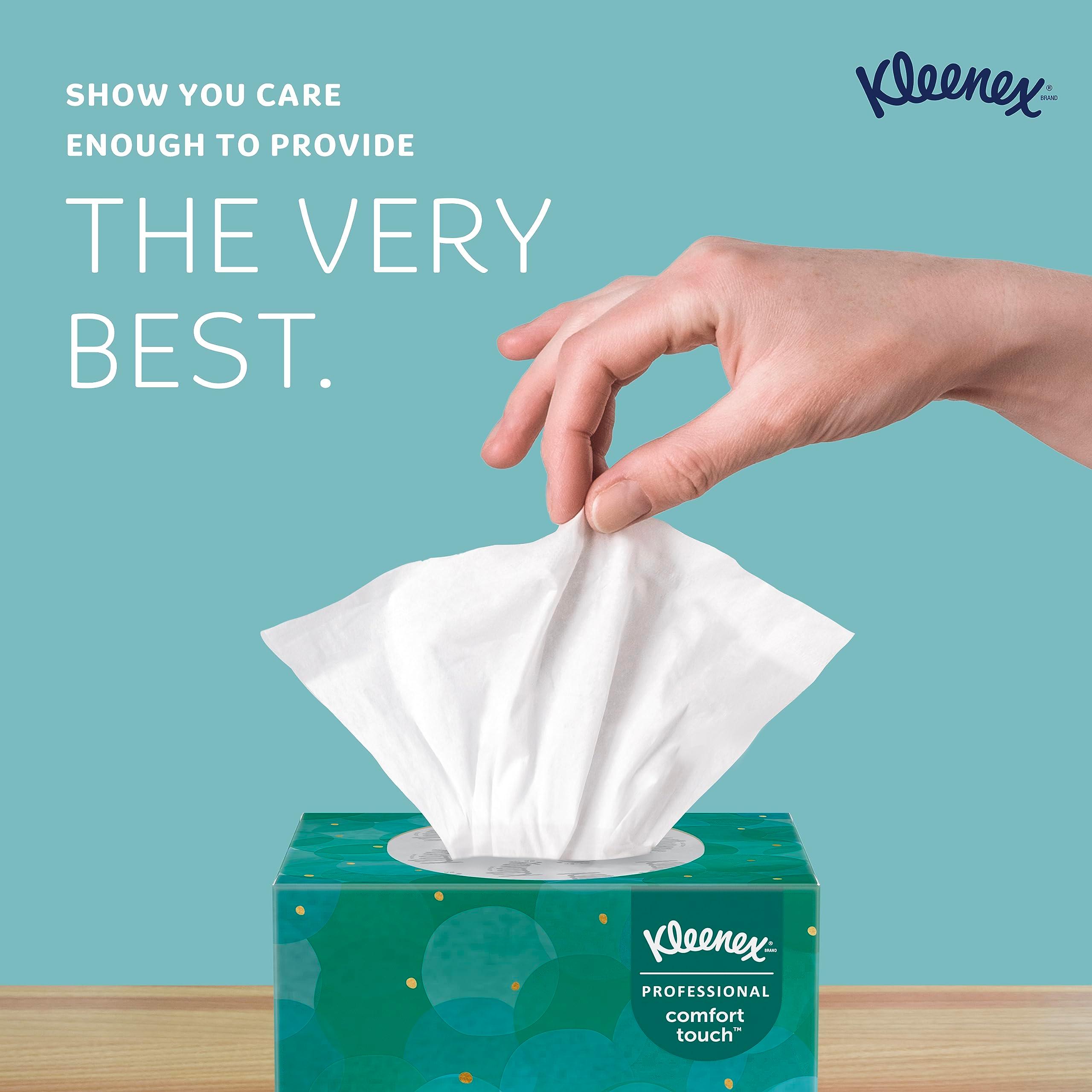 Kleenex Professional Facial Tissue, Bulk (21270), 2-Ply, White, Upright Cube Boxed Format, Designed for Business (90 Tissues/Box, 36 Boxes, 3,240 Sheets/Case) - Image 4