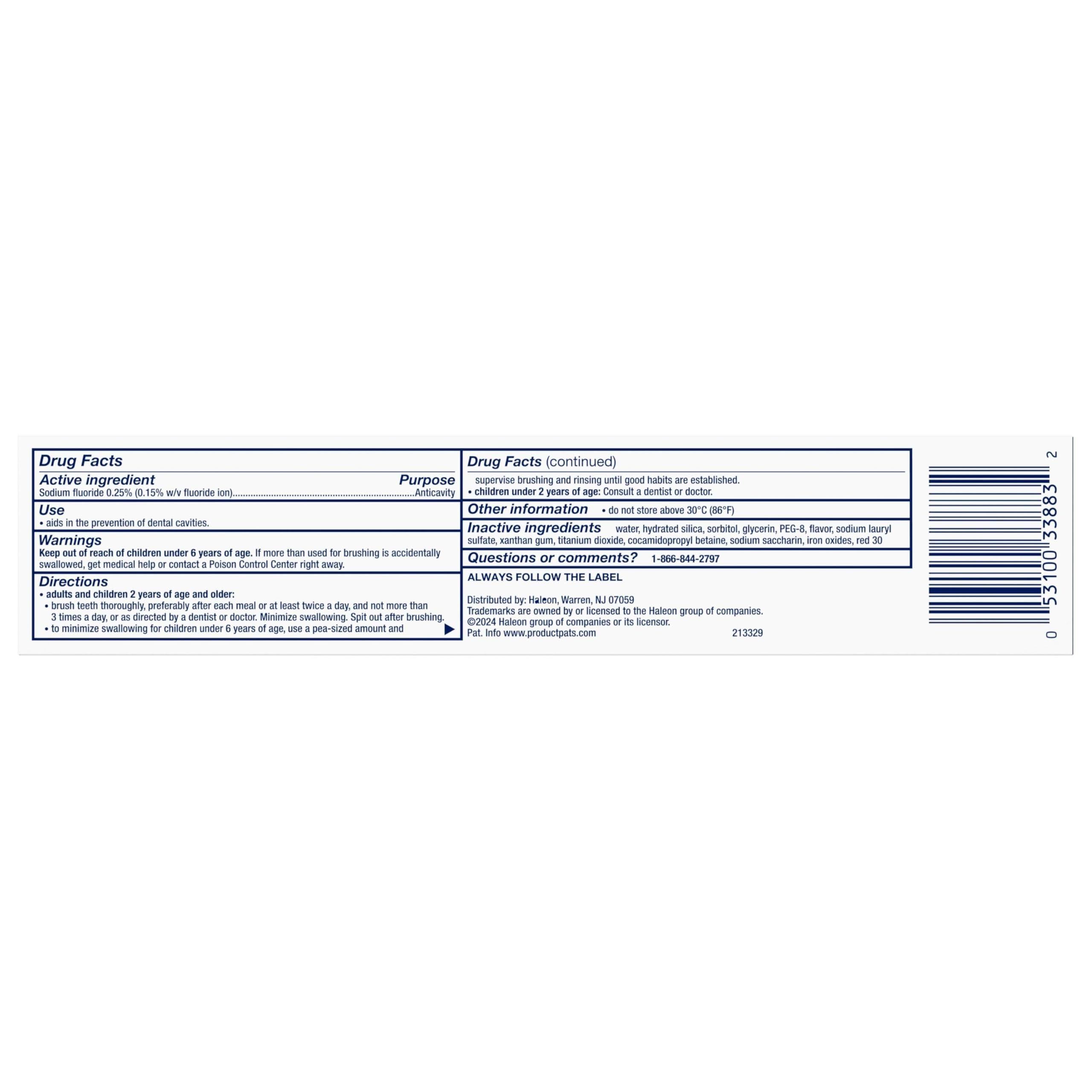 Aquafresh Extreme Clean Whitening Action Fluoride Toothpaste for Cavity Protection, Sugar Acid Protection, Mint Blast, 5.6 oz - Image 7