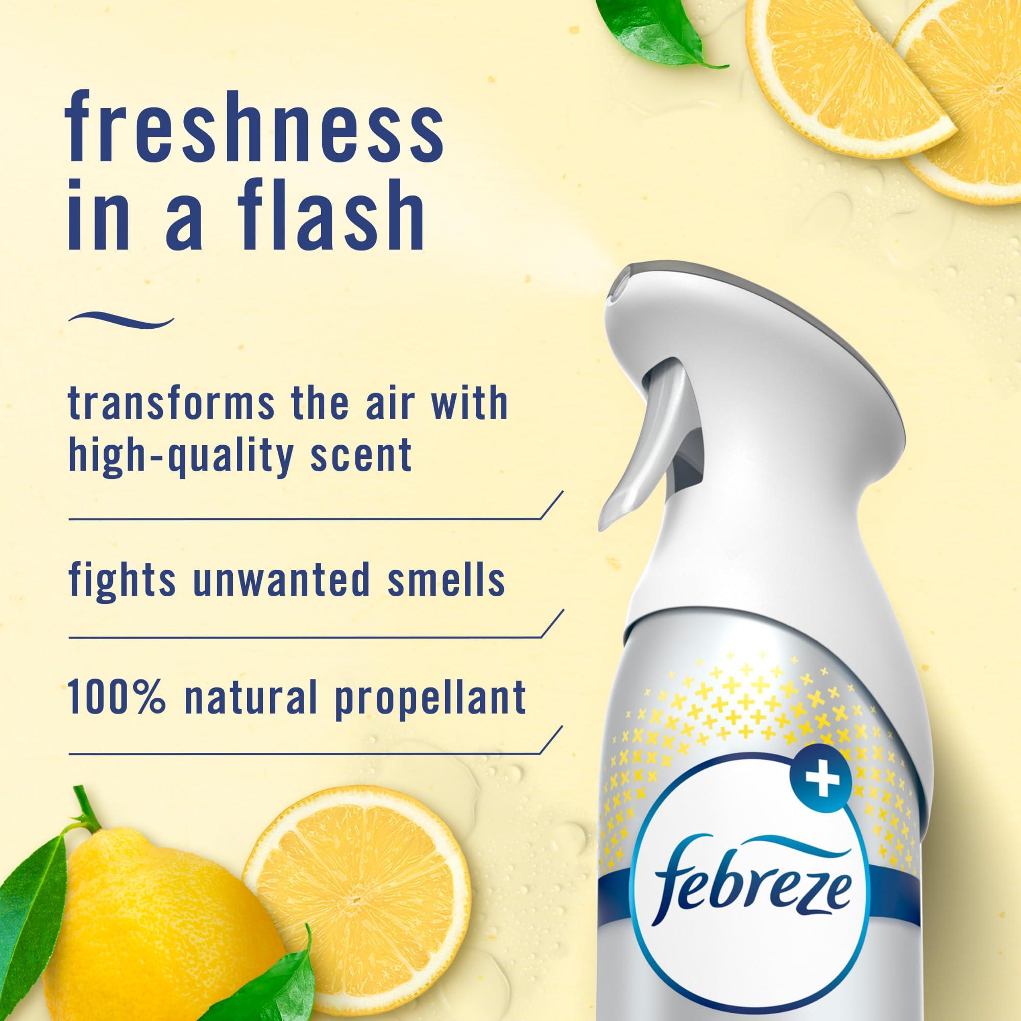 Febreze Air Mist Air Freshener Spray, Odor-Fighting Room Spray, Air Fresheners for Home and Bathroom and Kitchen, Aerosol Can, Kitchen Odor Fighter Scent, 8.8oz, 3 Count - Image 2