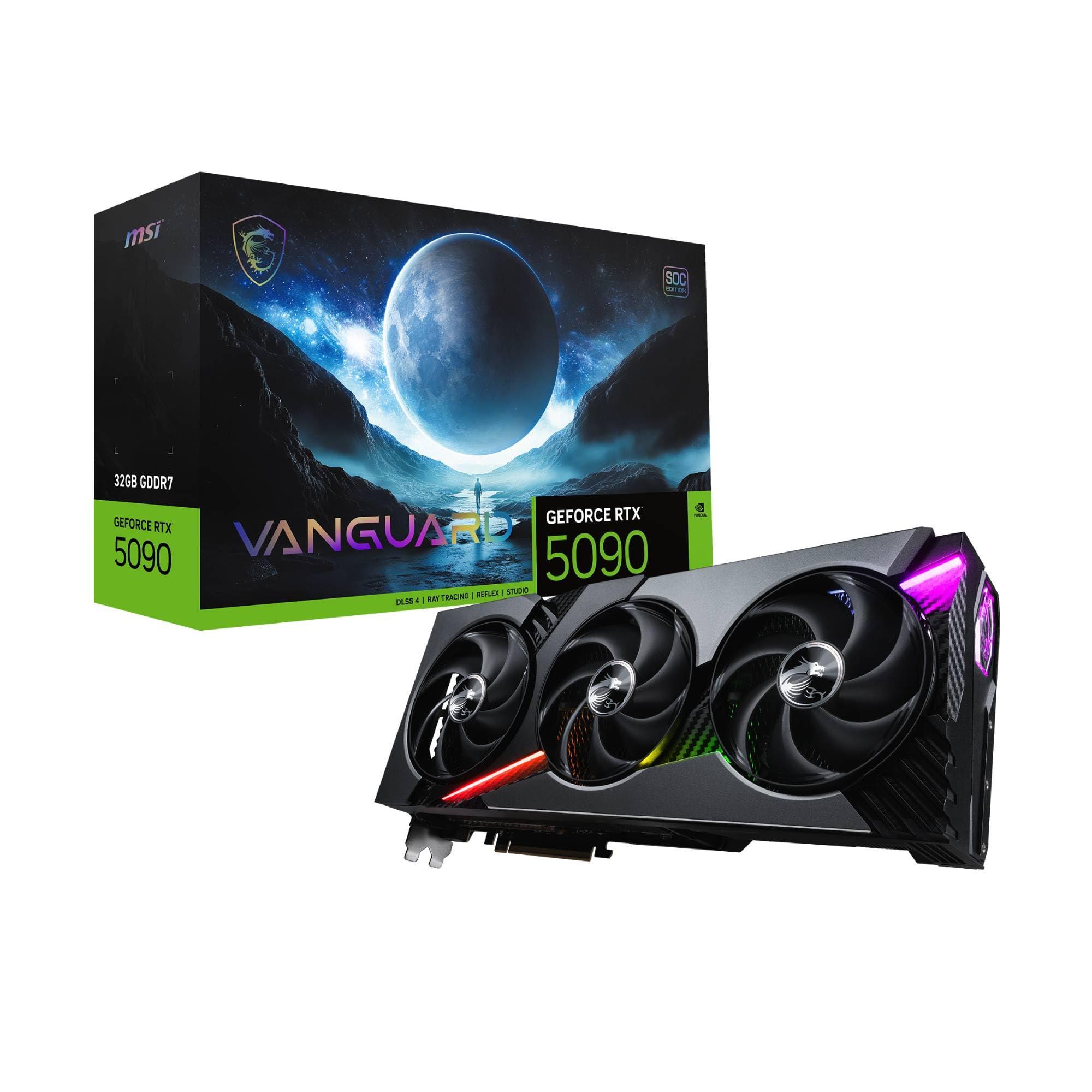 MSI GeForce RTX 5090 32G Vanguard SOC Graphics Board VD8999