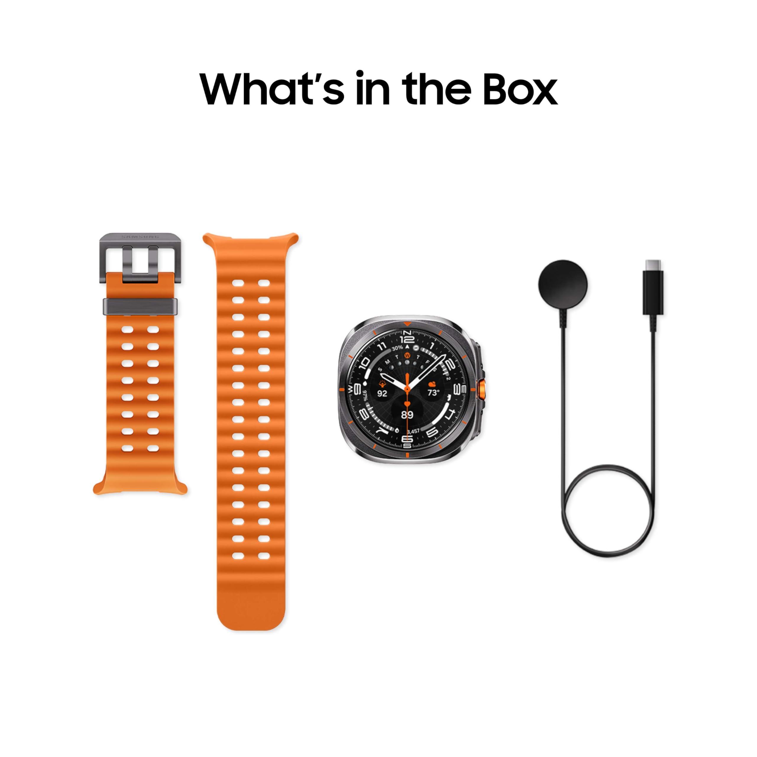 SAMSUNG Galaxy Watch Ultra 47mm LTE AI Smartwatch w/Energy Score, Wellness Tips, Heart Rate Tracking, Sleep Monitor, Fitness Tracker, GPS, 2024,Titanium Gray [US Version, 1Yr Manufacturer Warranty] - Image 12
