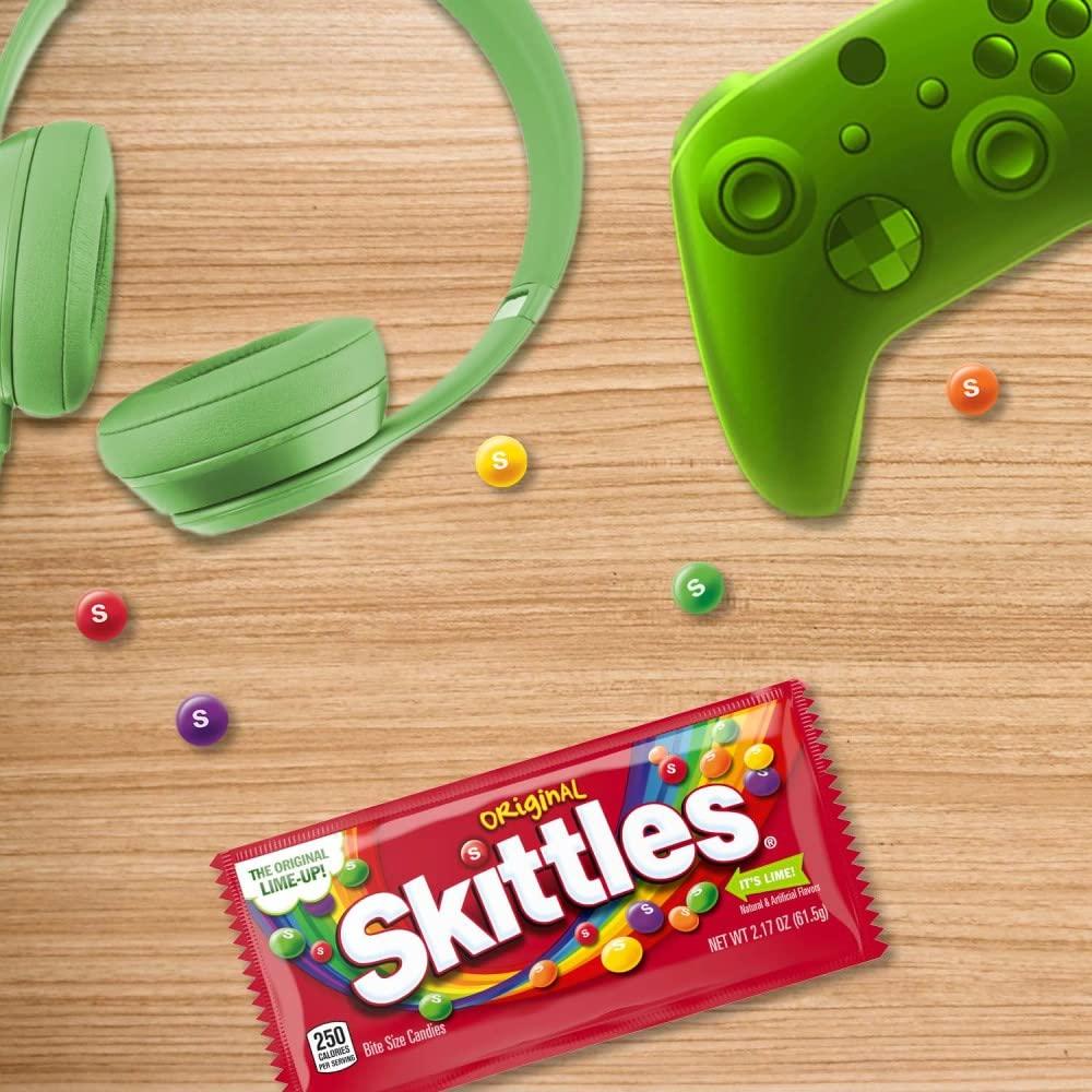 SKITTLES Candy, Original 2.17-Ounce, 36 Packs of Individually Wrapped Candy Bulk Box - Image 6