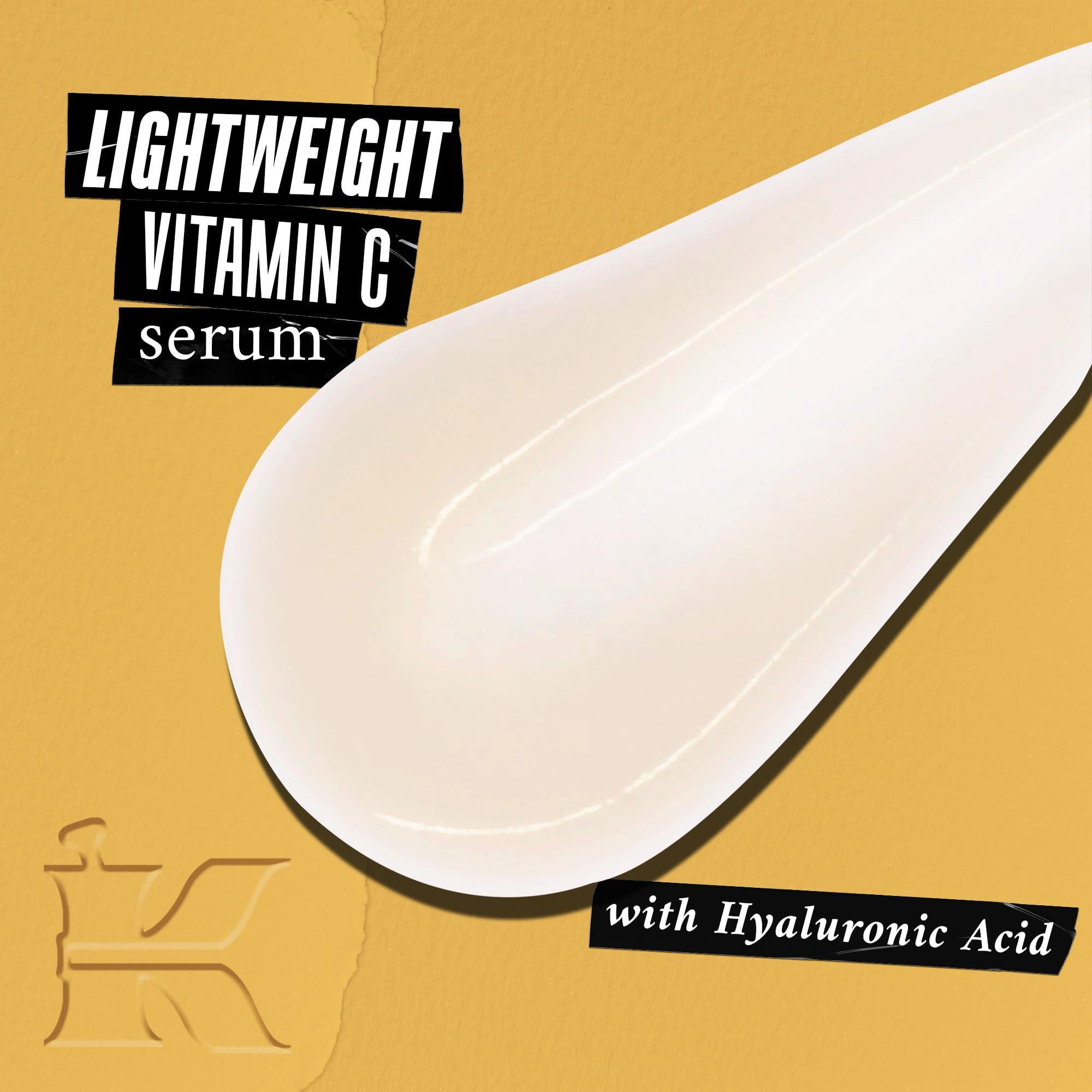 Kiehl's Powerful-Strength 12.5% Vitamin C Serum, Line-Reducing Concentrate for Face, Boosts Radiance & Firmness, Smooths & Plumps Skin, with Hyaluronic Acid, Dermatologist-Tested, Paraben-free - Image 2