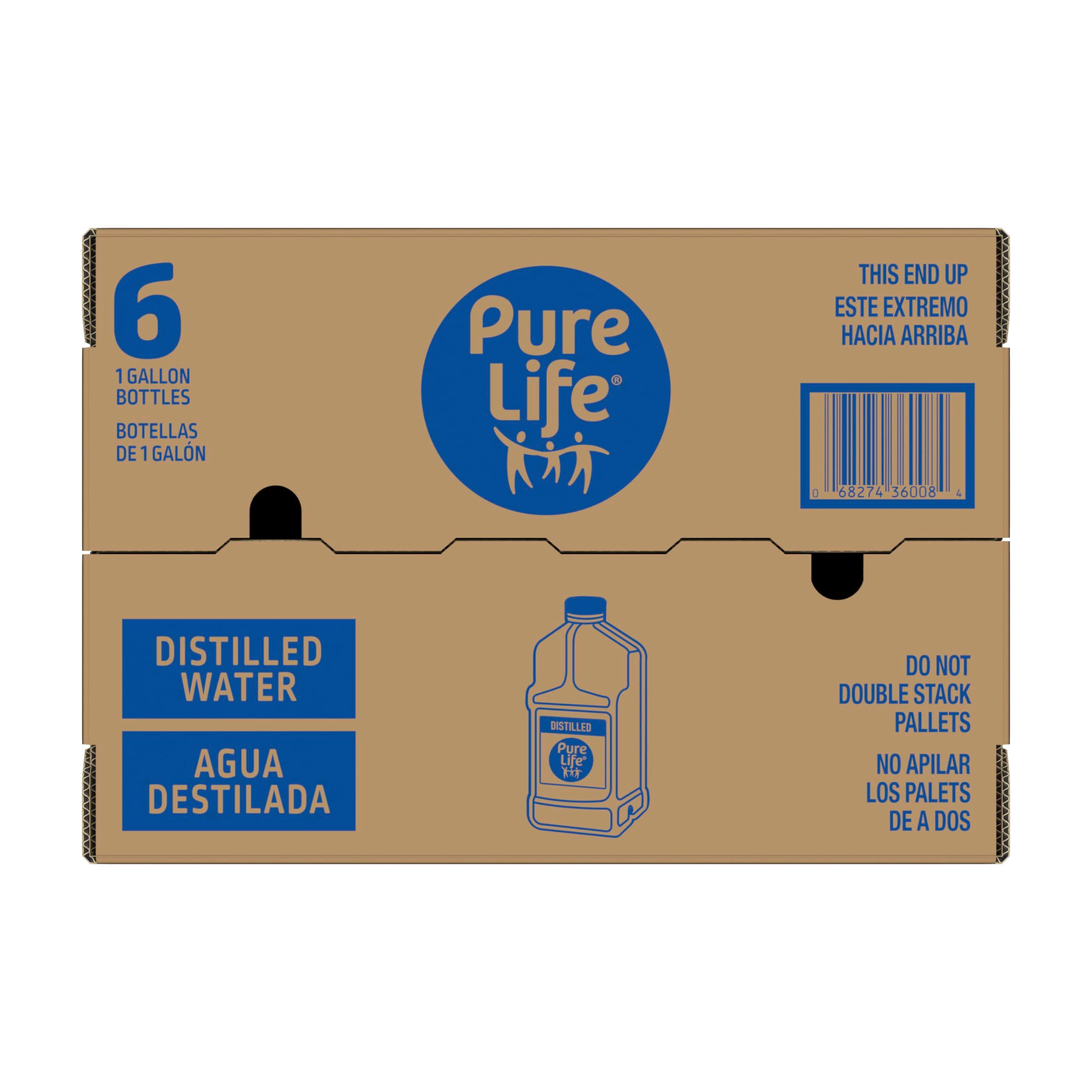 Distilled Water Gallons - 3 Cases of 6 Side Handle 1-Gallon Bottles - 3 Cases (18 Total Gallons) - Image 8