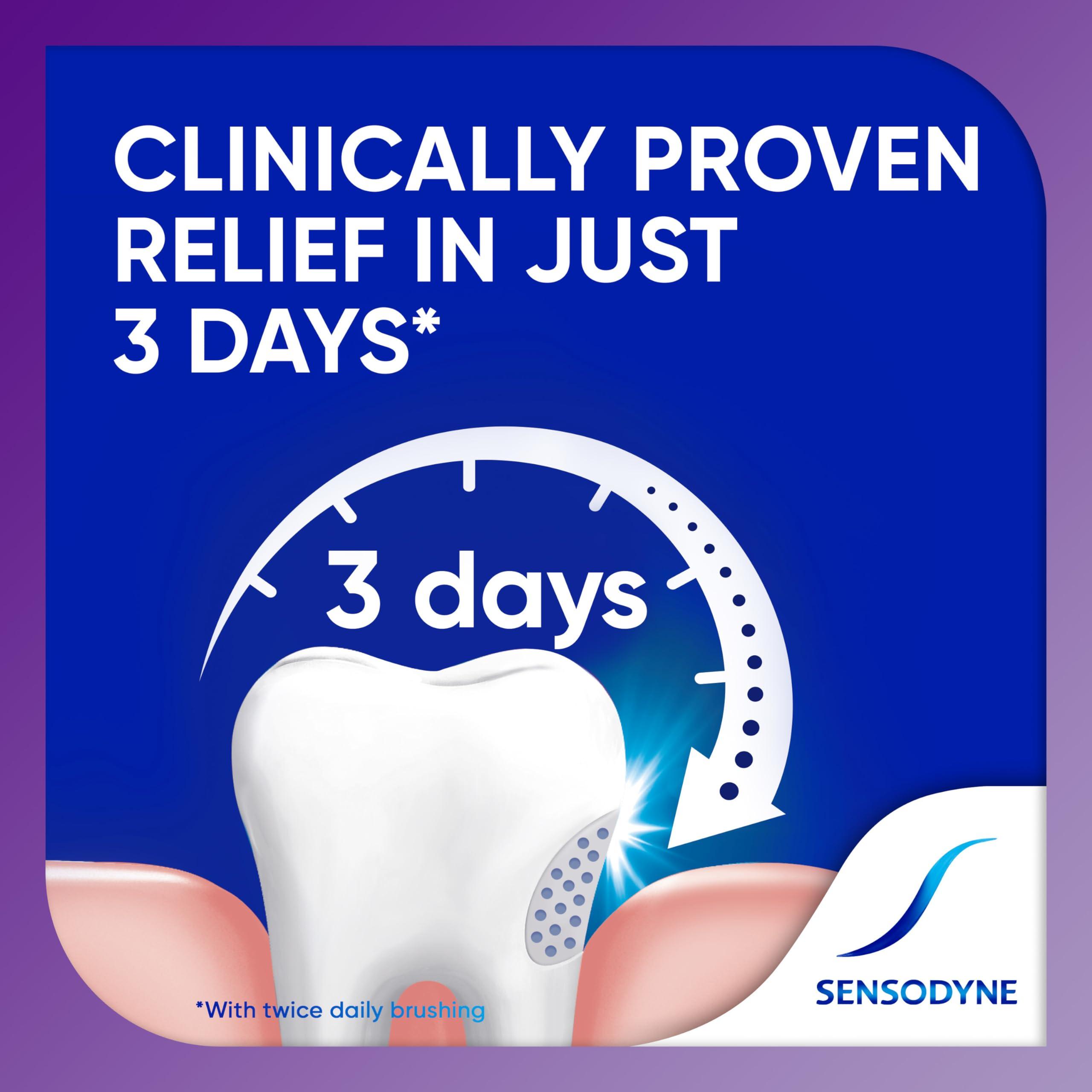 Sensodyne Rapid Relief Sensitive Toothpaste, Cavity Prevention and Sensitive Teeth Treatment - 3.4 Ounces - Image 6