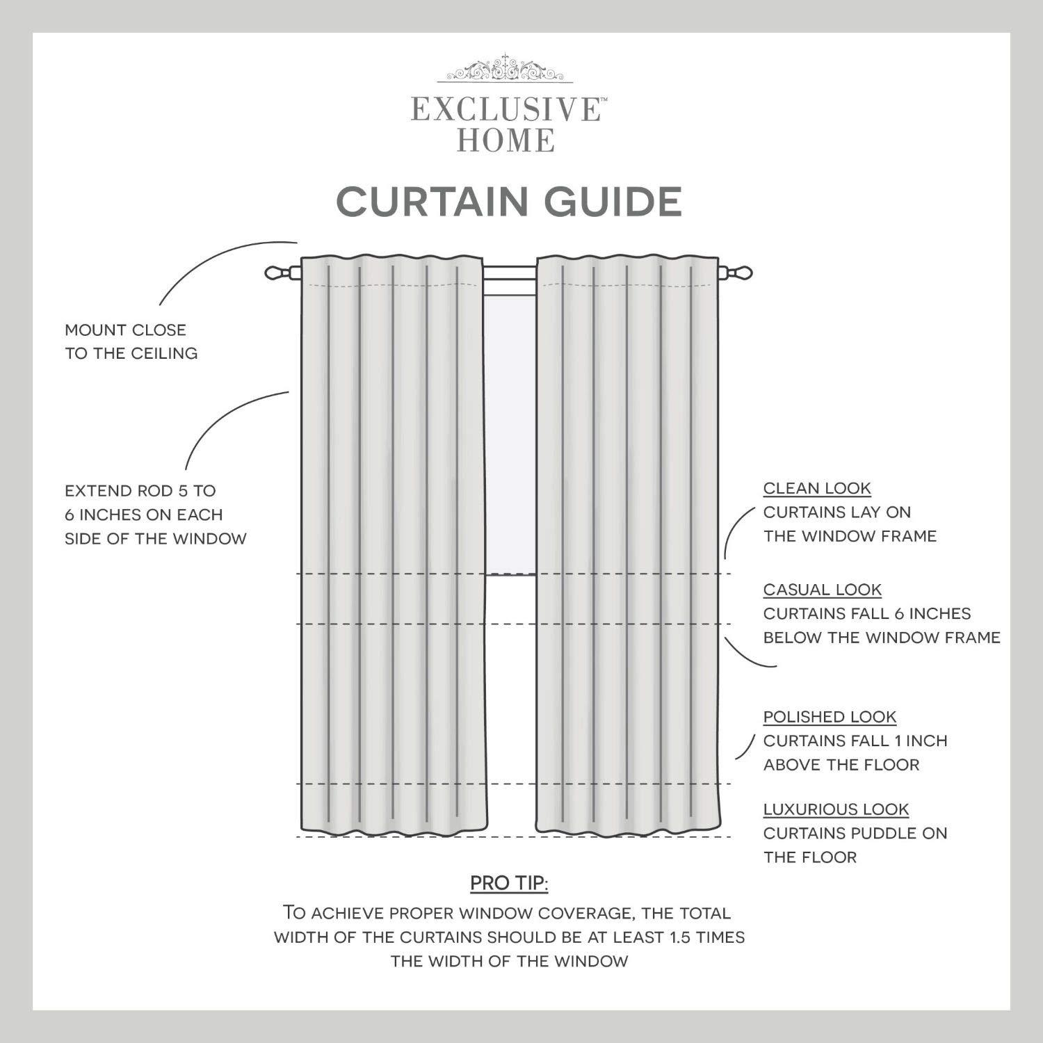 Exclusive Home Curtains EH8462-02-2-84H Crescendo Lined Blackout Hidden Tab Top Curtain Panel Pair, 52x84, Champagne - Image 8
