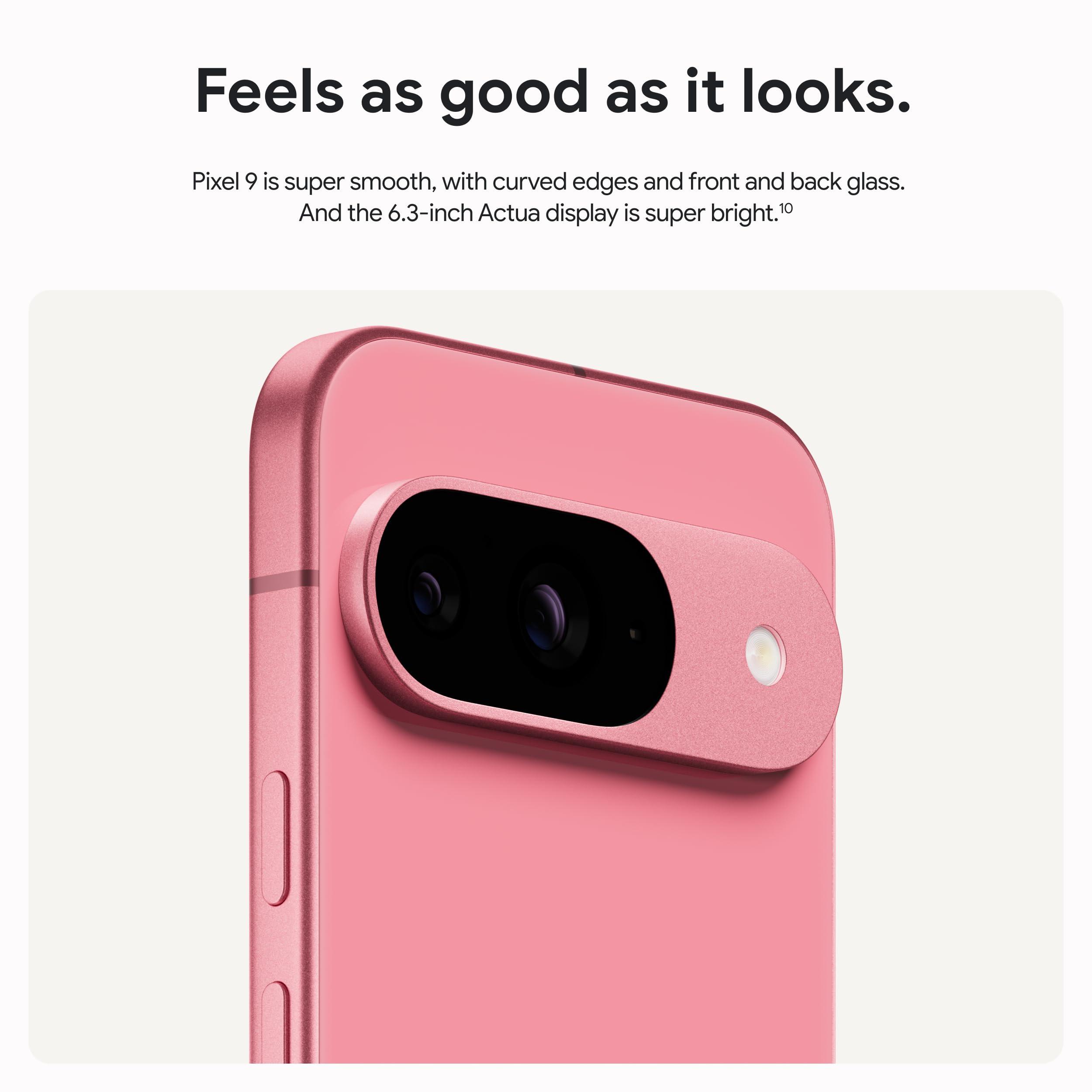 Google Pixel 9 - Unlocked Android Smartphone with Gemini, 24-Hour Battery, Advanced Camera, and 6.3" Actua Display - Obsidian - 128 GB - Image 6
