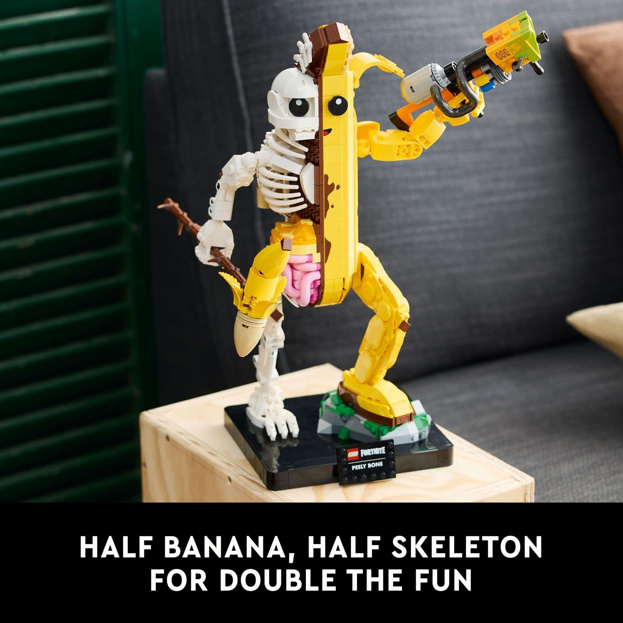 LEGO Fortnite Peely Bone - Collectible Fortnite DIY Kit for Adults, Ages 18+ - Building Set for Home Decor, Office or Bedroom - Gift Idea for Fans of Video Game - 77072 - Image 2