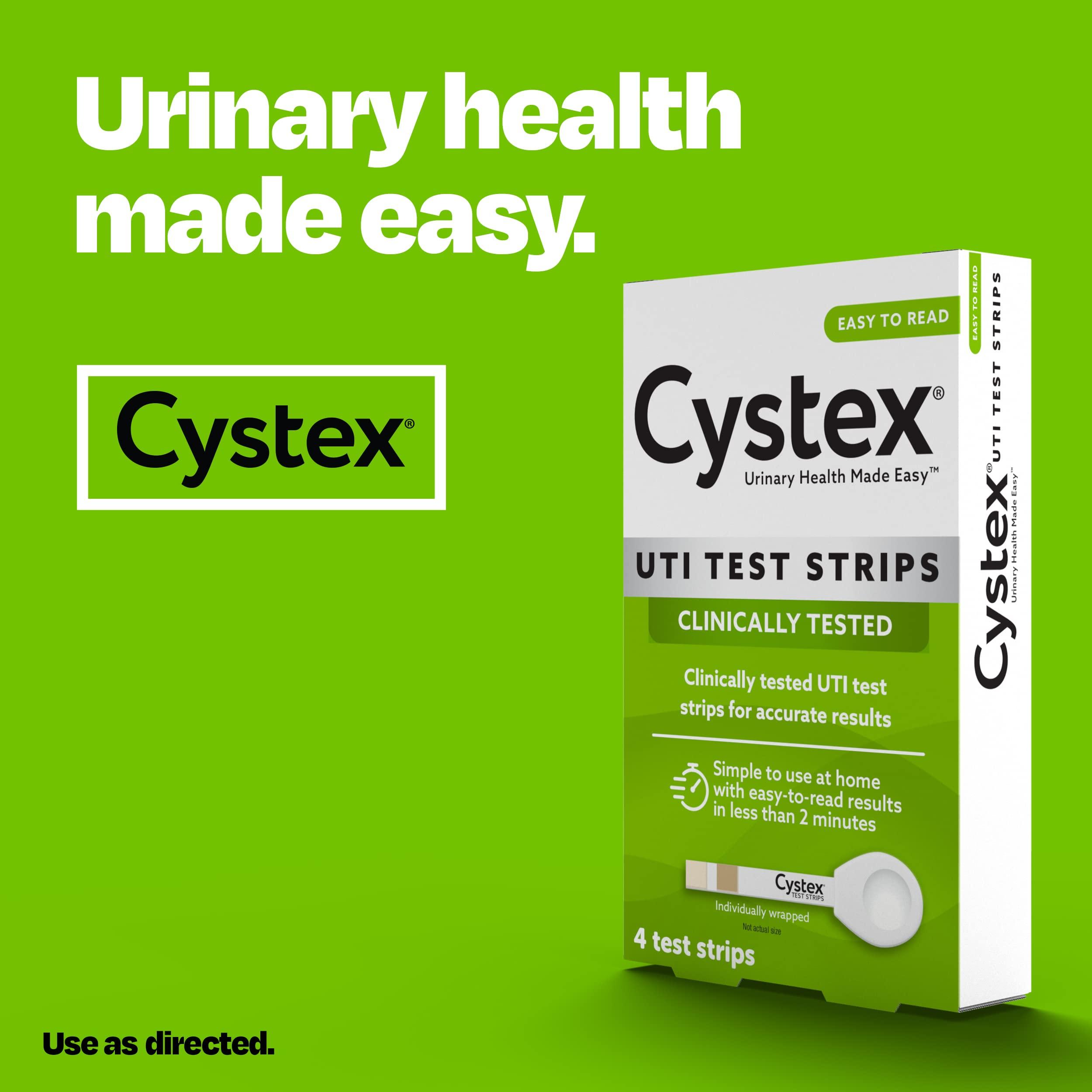 Cystex UTI Test Strips for Women & Men – At-Home Urinary Tract Infection Test with Fast, Accurate Results in 2 Minutes – FSA/HSA Eligible, Easy to Use, (4 Count) - Image 7