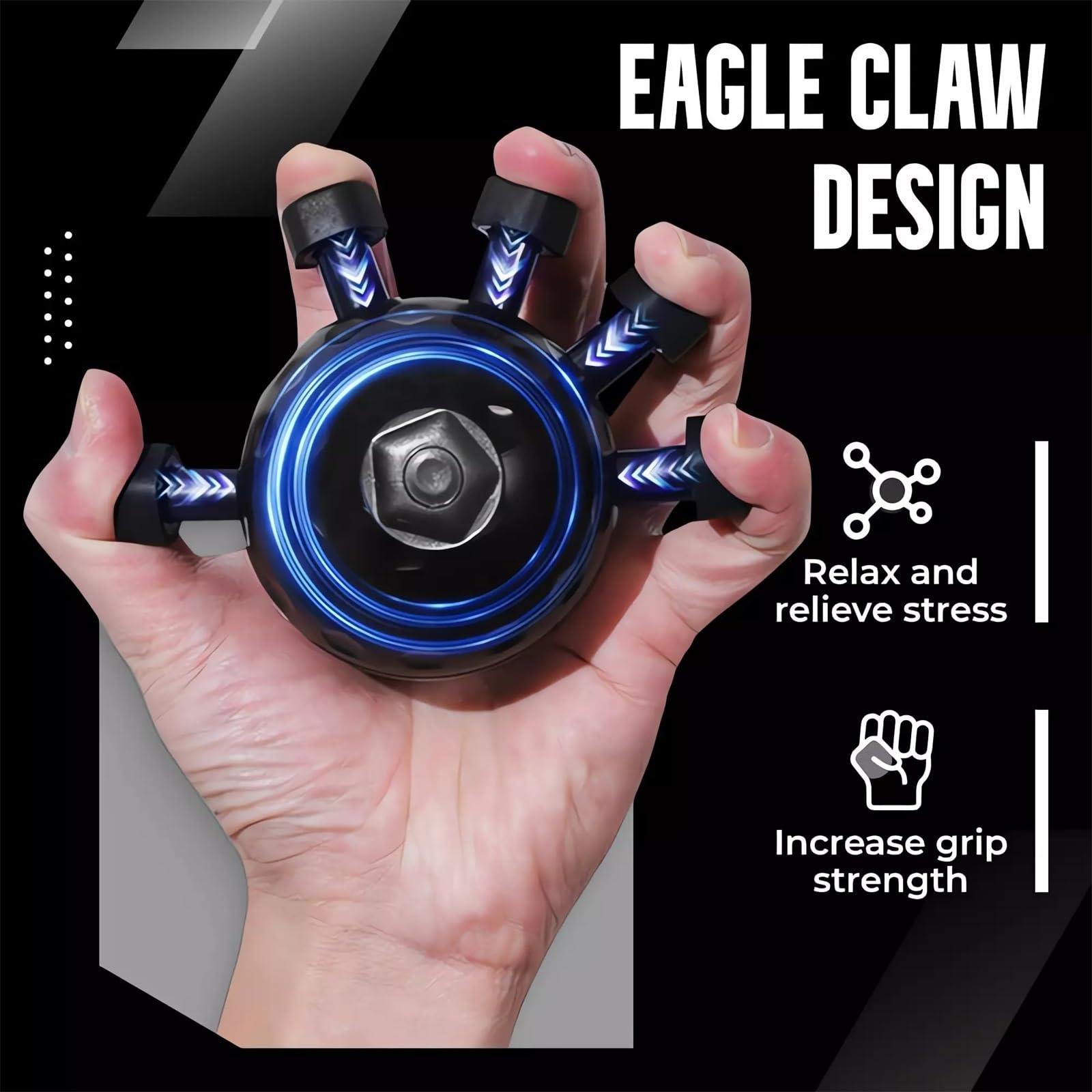 Glitzgrip Arm Builder 2025 New Hand Forearm Ball Strengthener and Finger Grip Exerciser Balls Wrist Strengthening Guitar Finger Gripper Strength Trainer Hand Squeezer Stretcher Extender Workout - Image 5