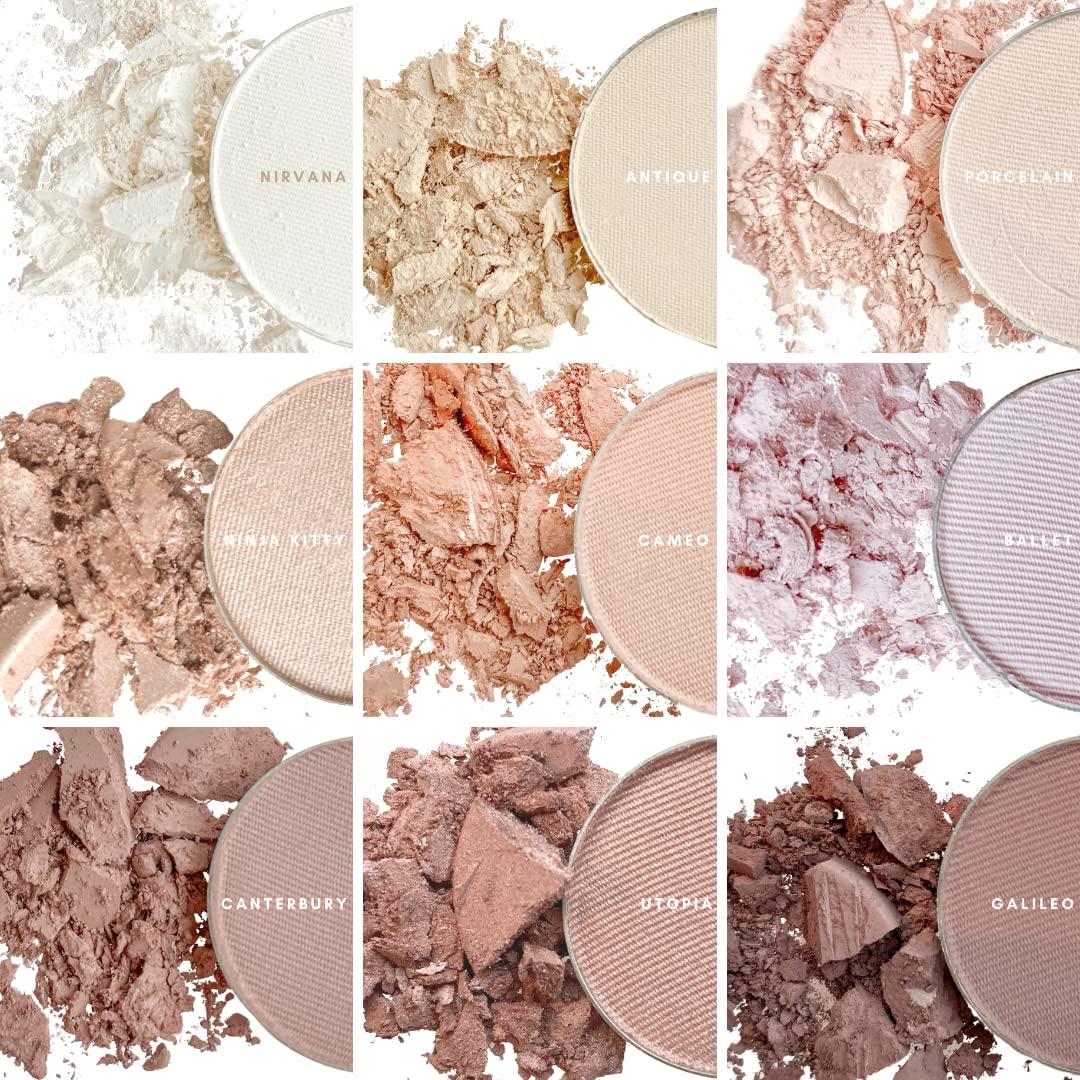 Honeybee Gardens Pressed Powder Eye Shadow Single Refill, Ninja Kitty, Pale Shimmering Champagne Pink, Long-Wearing, Creaseproof Mineral Color With Botanicals, 1.2g - Image 6