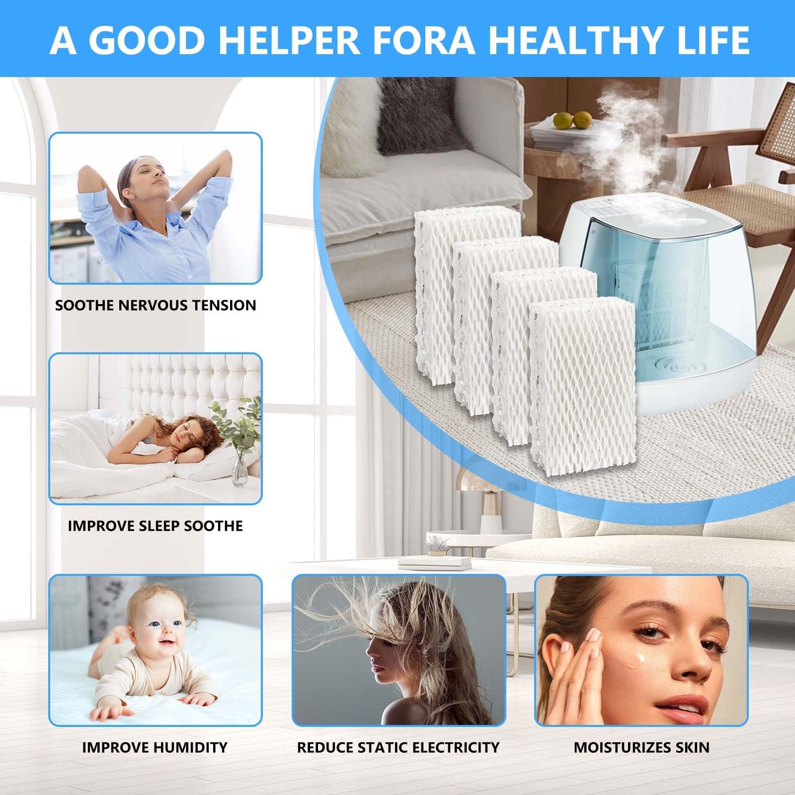 4 Pack Wf813 Eqwf813 Humidifier Filters Compatible with Equate Eqwf813 Eq-2119-Ul, Relion RCM-832 RCM-832N, ProCare PCCM-832N Cool Mist Humidifier Replacement Filter - Image 7