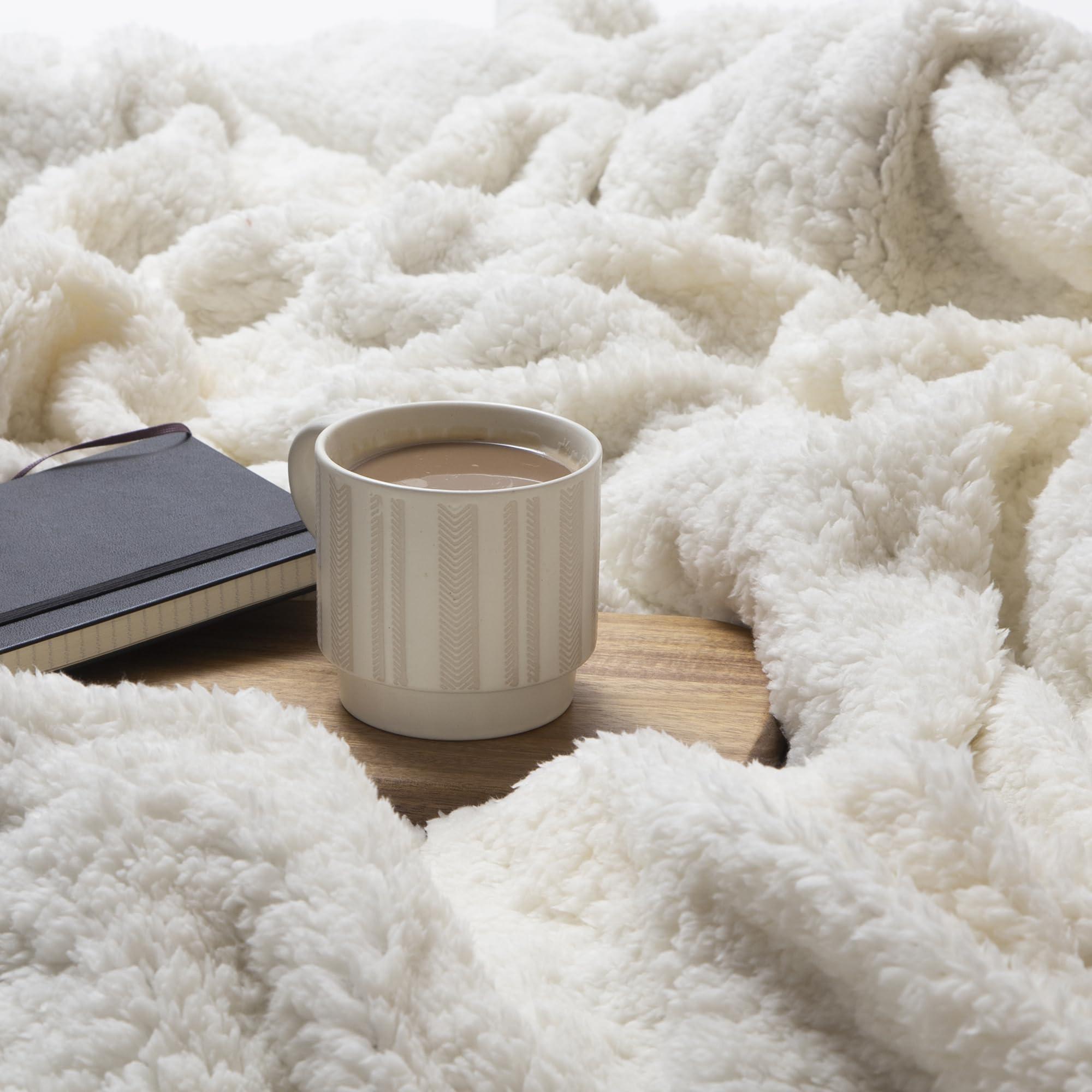 CARSTENS, INC. Wrangler Ultra Premium Super Soft Plush Sherpa Fleece Oversized Throw Blanket 54" x 68", Southwest Horizon - Image 8