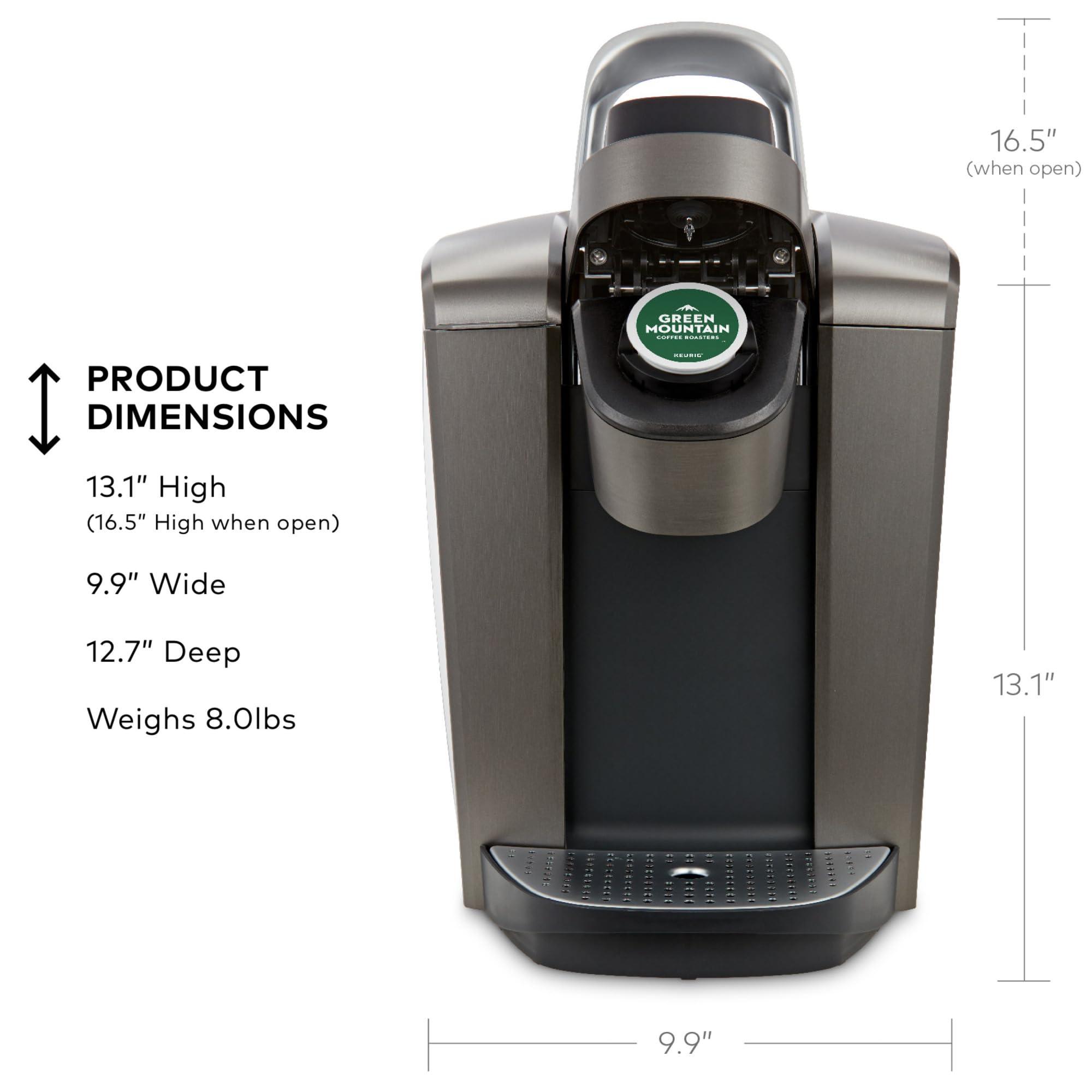 Keurig K-Elite Single Serve K-Cup Pod Coffee Maker, with Strength and Temperature Control, Iced Coffee Capability, 8 to 12oz Brew Size, Programmable, Brushed Slate - Image 2