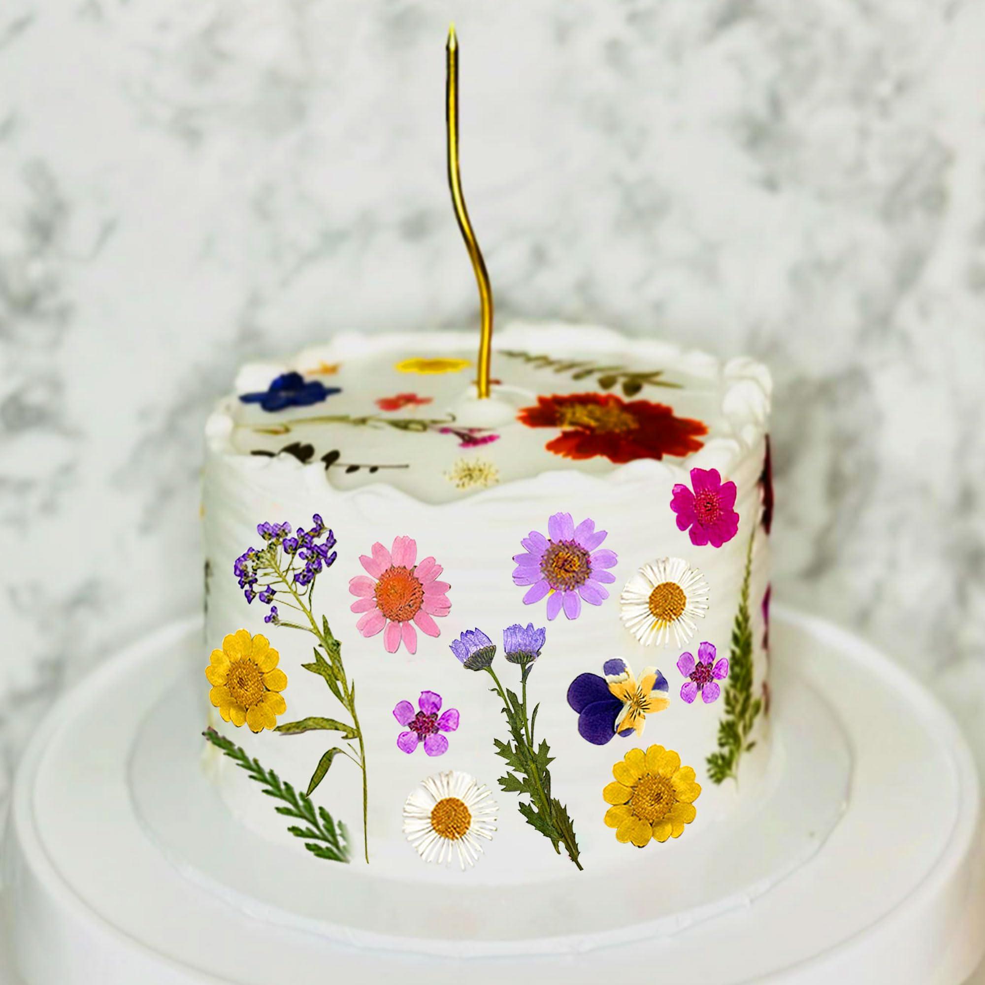 JeVenis Wildflower Cake Toppers Wildflower Decor Baby In Bloom Baby Shower Cake Toppers for Women Birthday Bridal Shower Wedding Party Decoration - Image 7