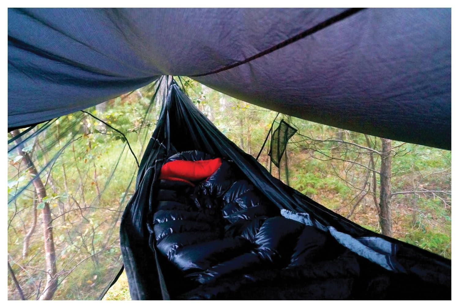 Hammock Bliss Sky Tent 2 - A Revolutionary 2 Person Hammock Tent – Waterproof and Bug Proof Hanging Tent Provides Spacious and Cozy Shelter for 2 Camping Hammocks – Embrace Hammock Camping Comfort - Image 8
